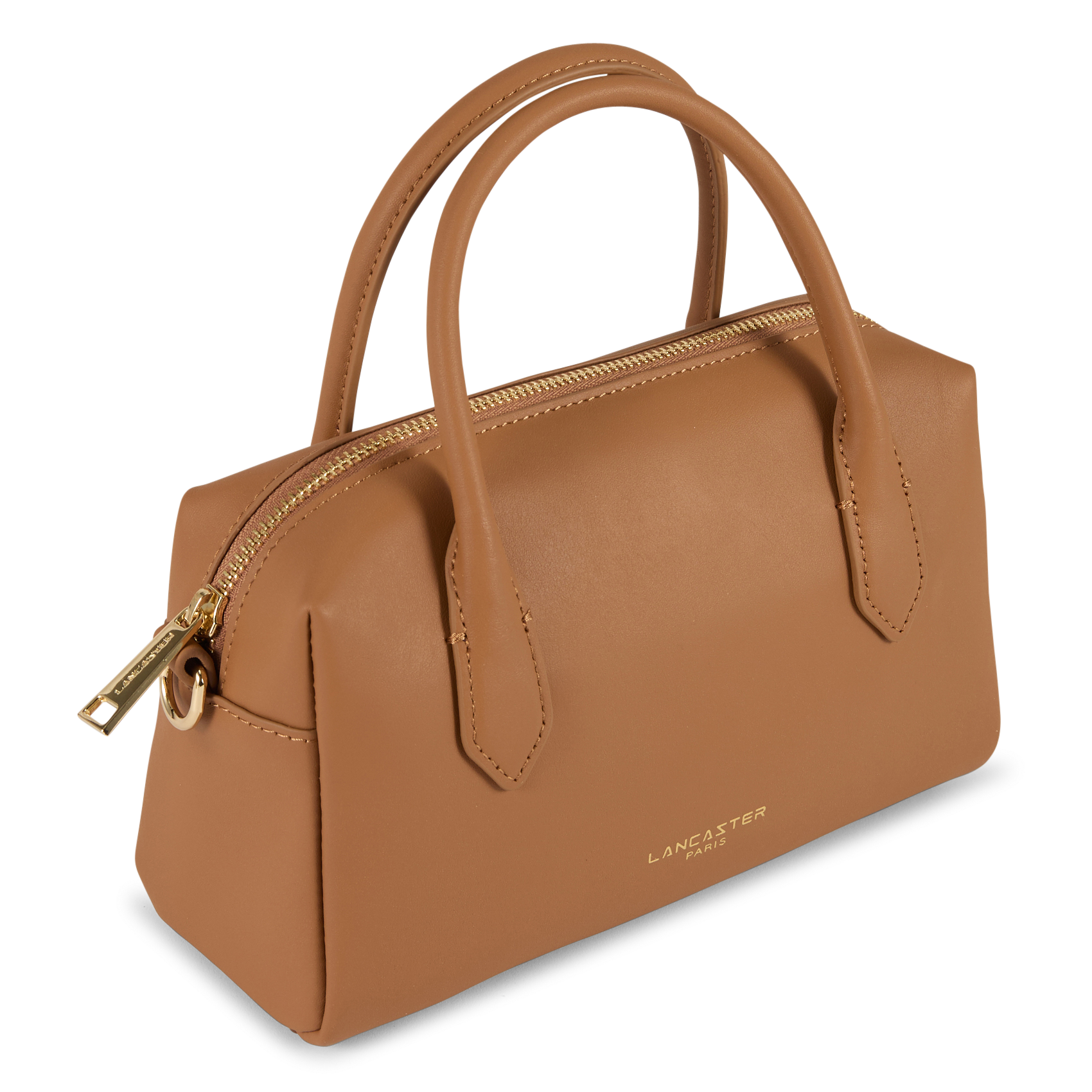 Sac à main en cuir LANCASTER PARIS Marron