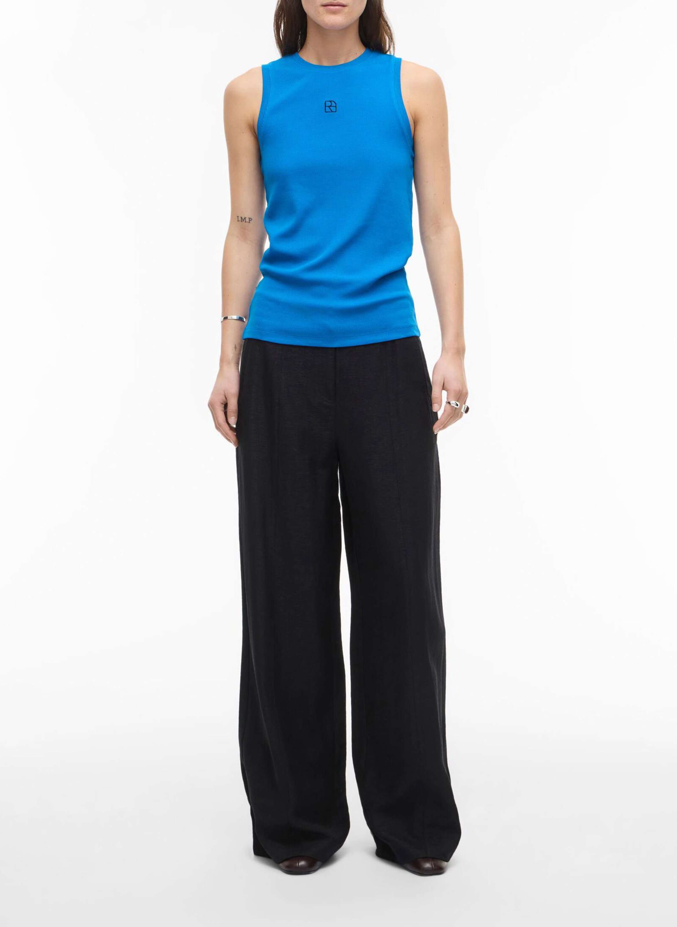 Top col rond  ROUGE EDIT Bleu