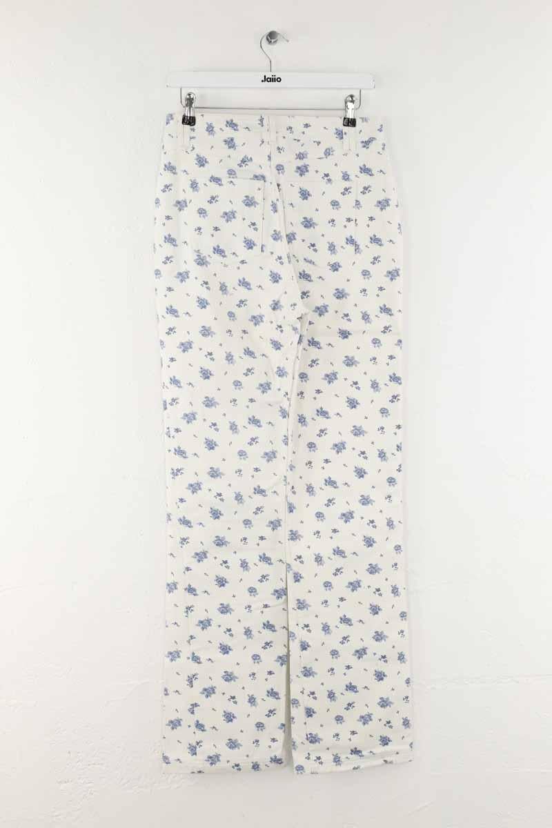 - Straight-leg jeans
- 5 pockets
- Straight cut
- Faded effect SEZANE - Seconde main White