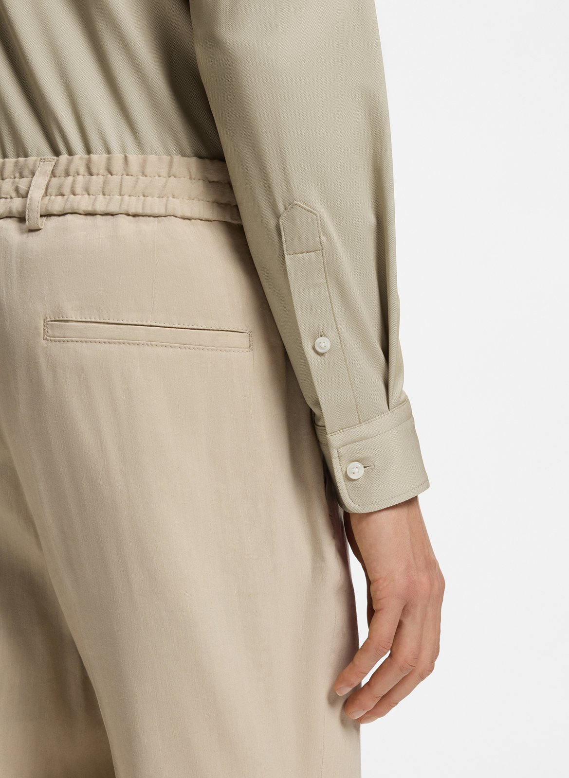 Chemise col classique  BOSS Beige