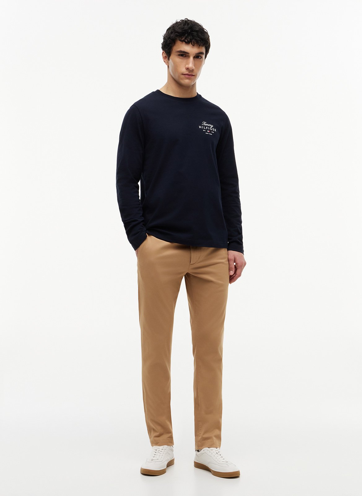 Jockoville - Langärmliges T-Shirt aus Baumwolle TOMMY HILFIGER Blau