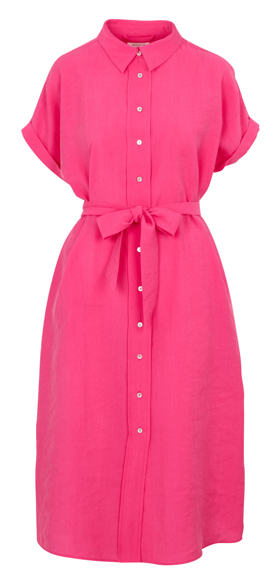Vestido camisero largo y holgado MAISON 123 Rosa