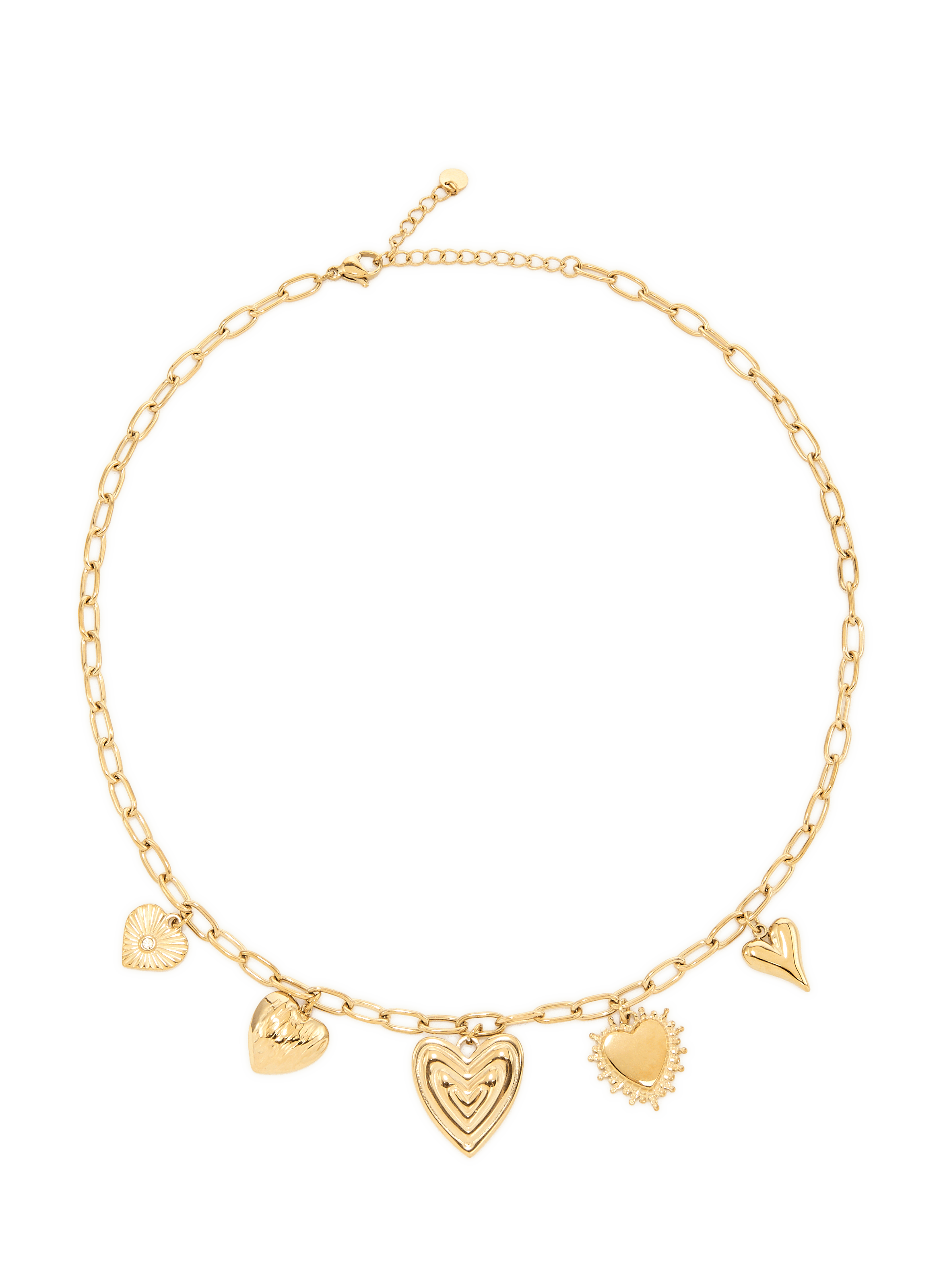 Necklace with charms AU PRINTEMPS PARIS Golden