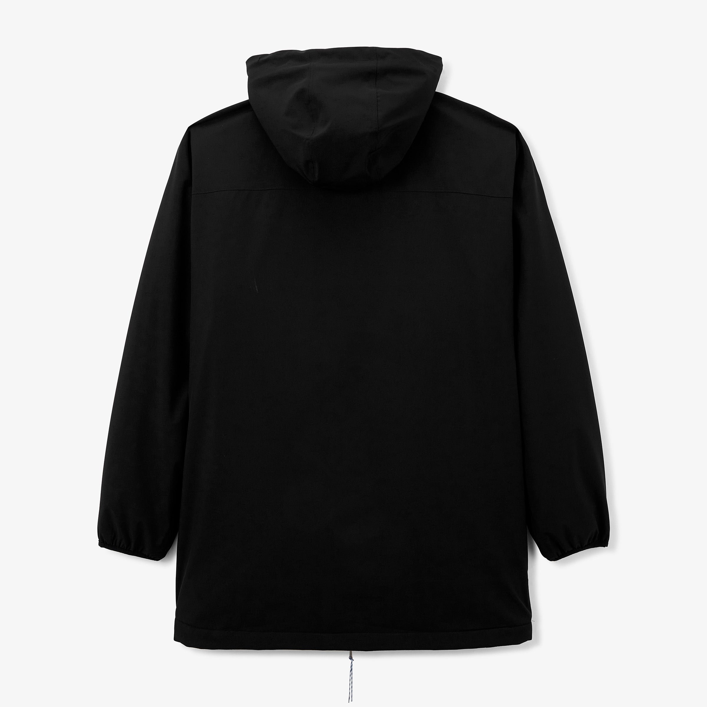 Water-repellent parka with fleece-lined hood SERGE BLANCO Black