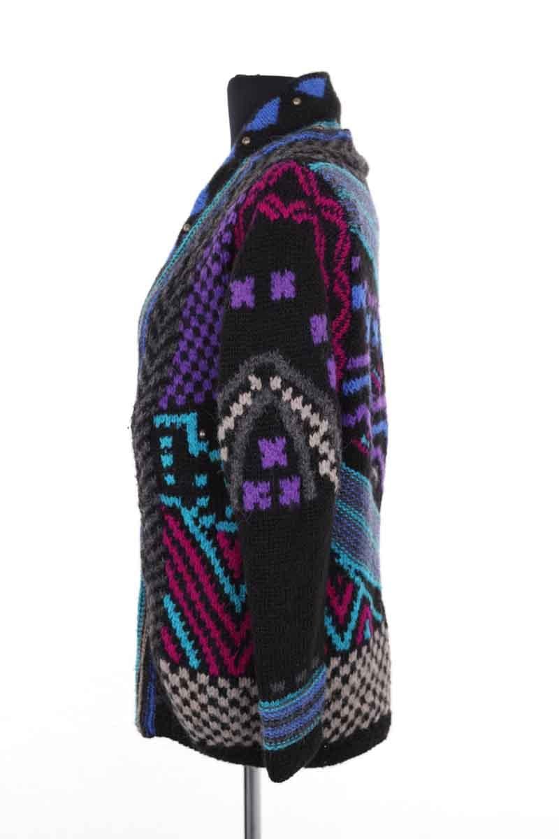 Alpaca wool cardigan ANTIK BATIK - Seconde Main Multicolored