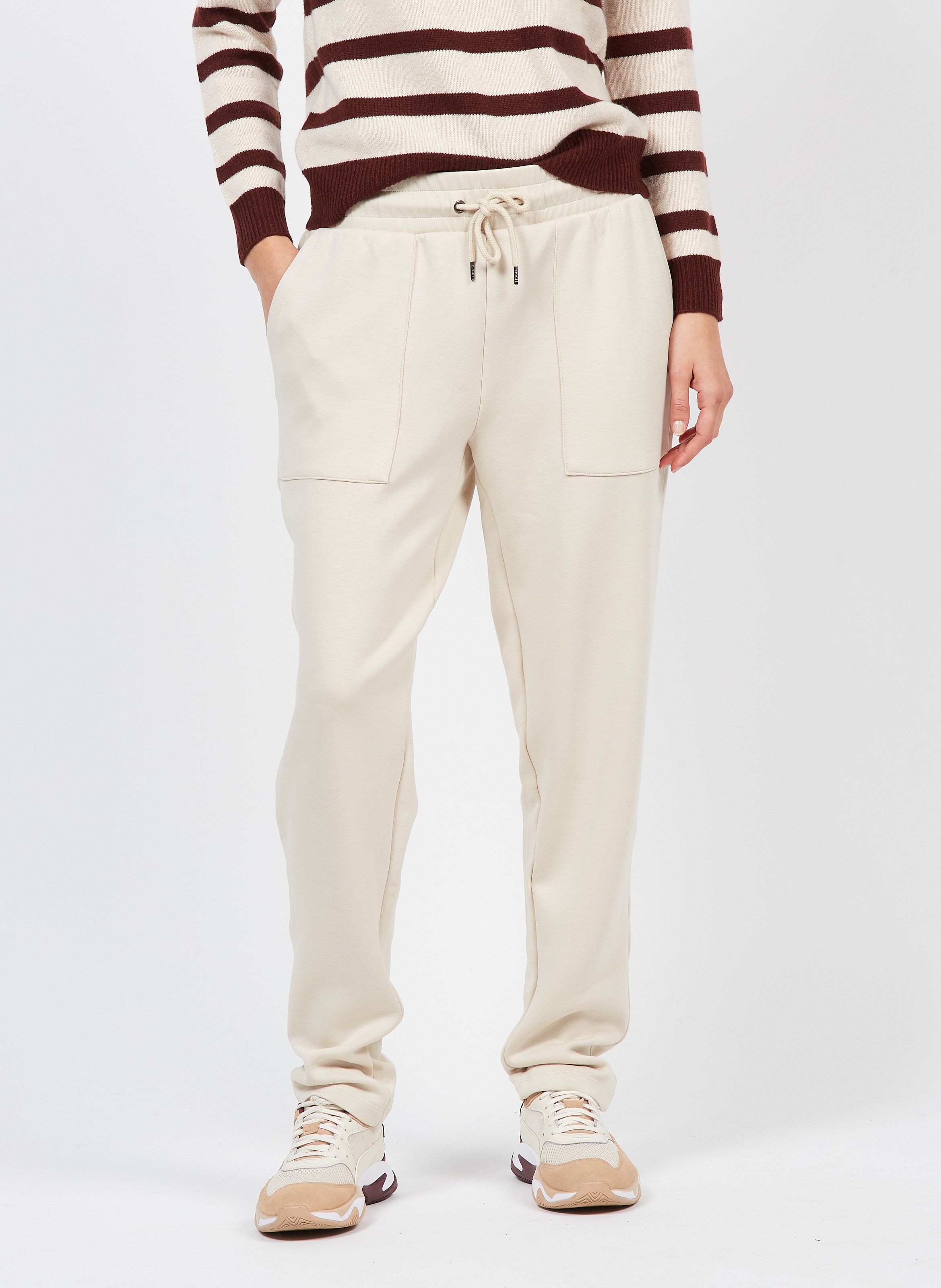 Track pants MOSS COPENHAGEN Beige