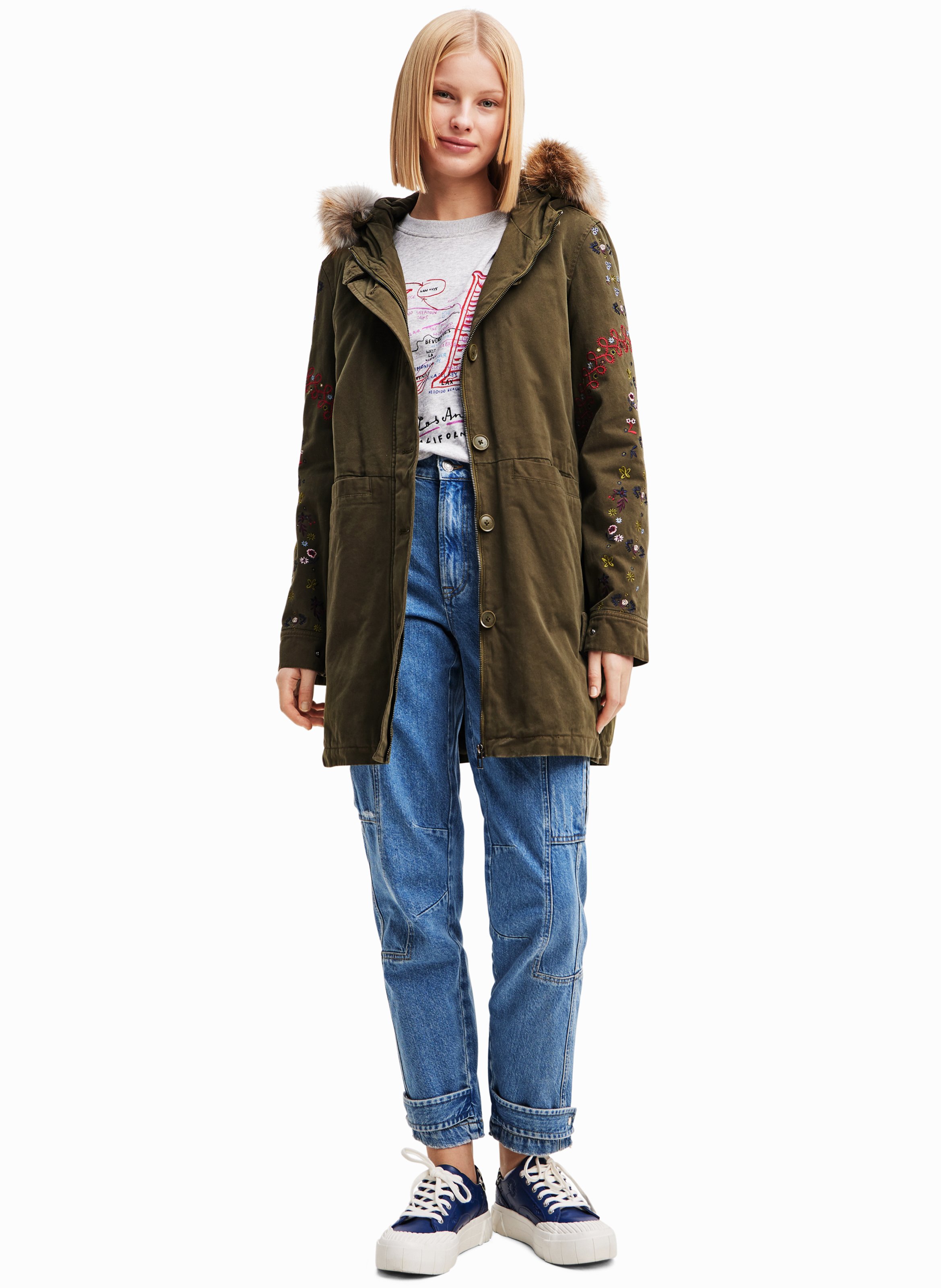 Parka desigual femme new arrivals