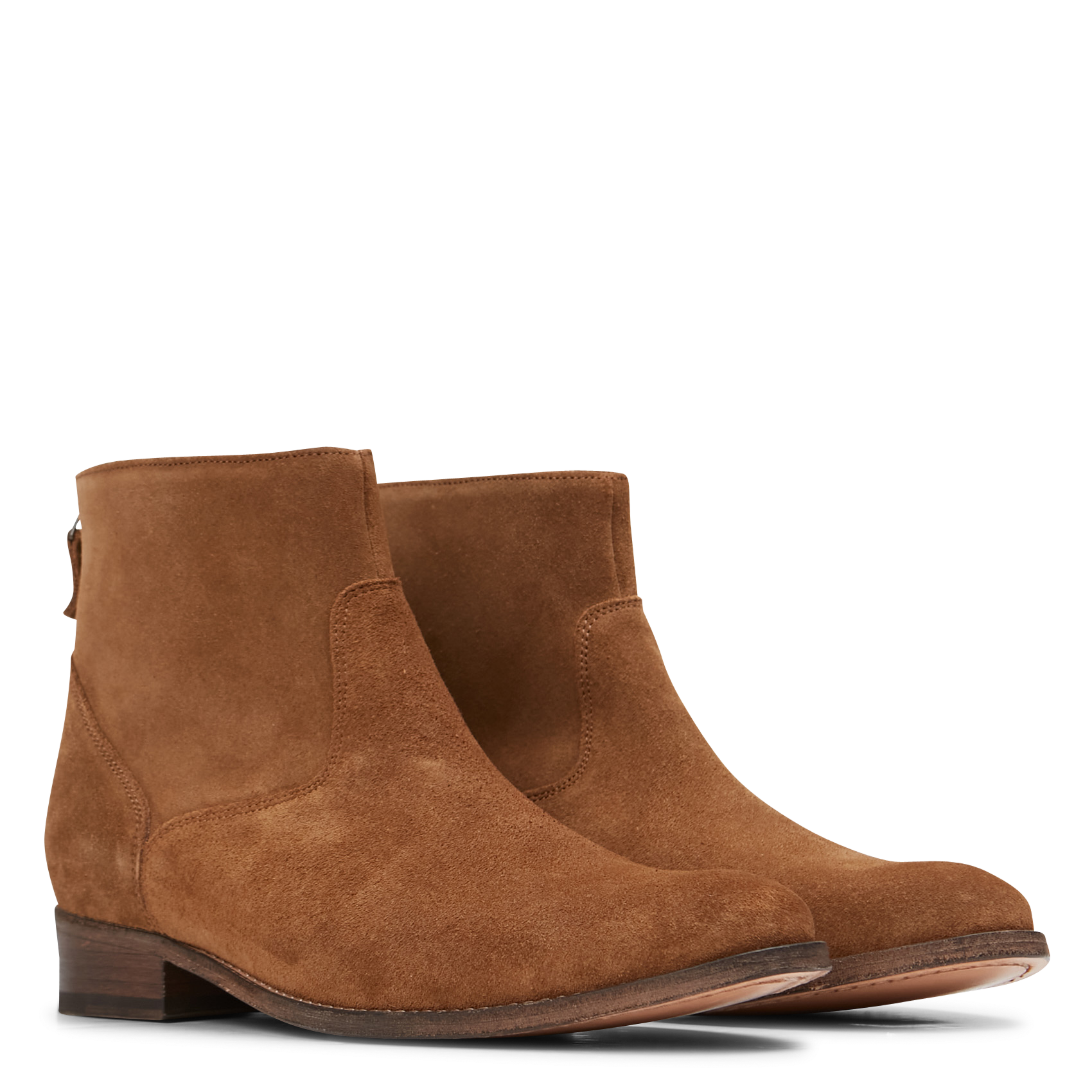 Flache Lederstiefel ANTHOLOGY PARIS Braun