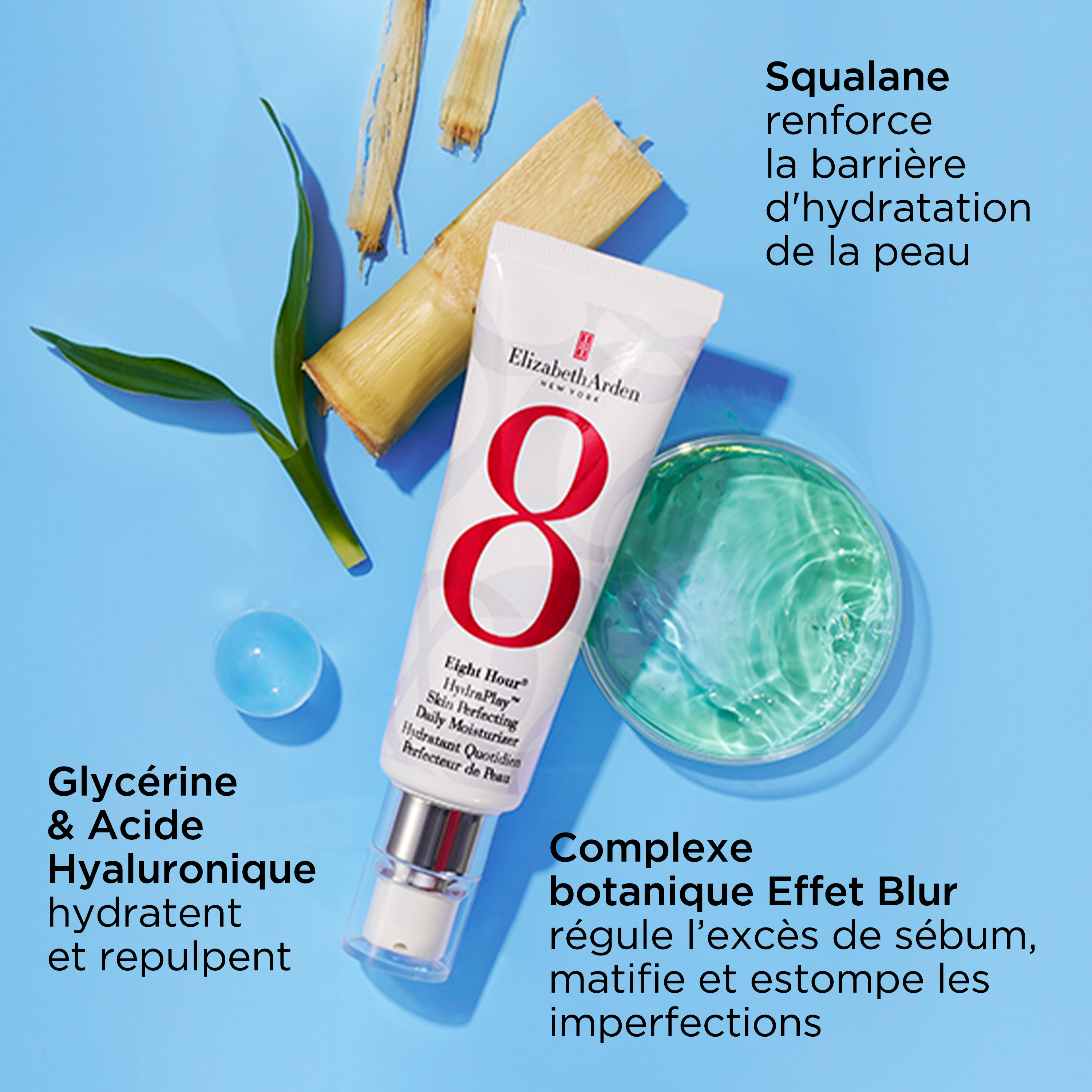 Eight Hour® HydraPlay™ Hydratant Quotidien Perfecteur de Peau, 8-en-1 ELIZABETH ARDEN No color