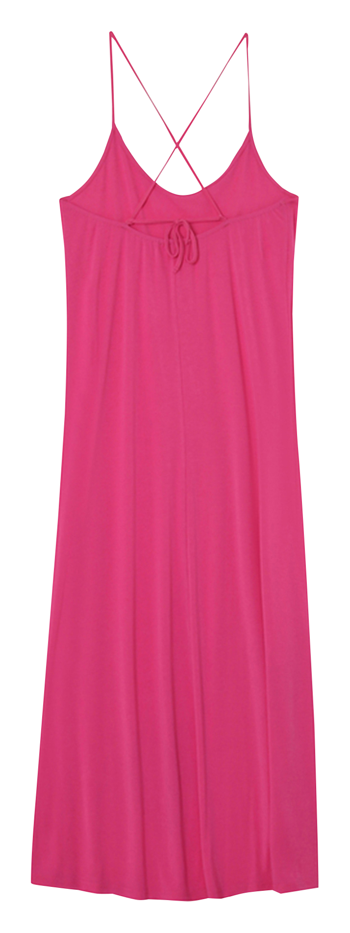 Robe longue ajustée à bretelles GRACE ET MILA Rose