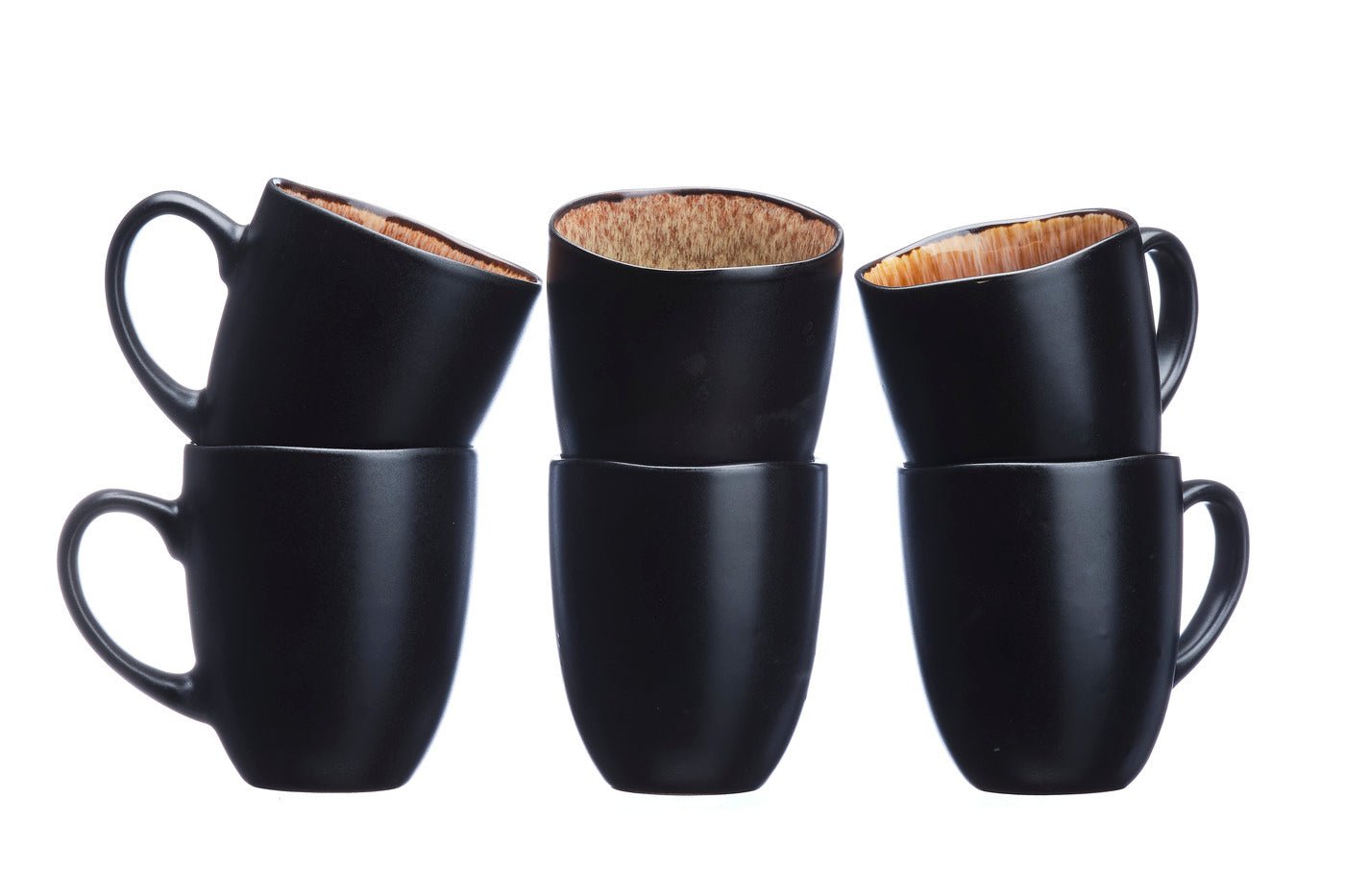 Mug iris 40cl - 6 pièces - marron sauvage BJORN Marron