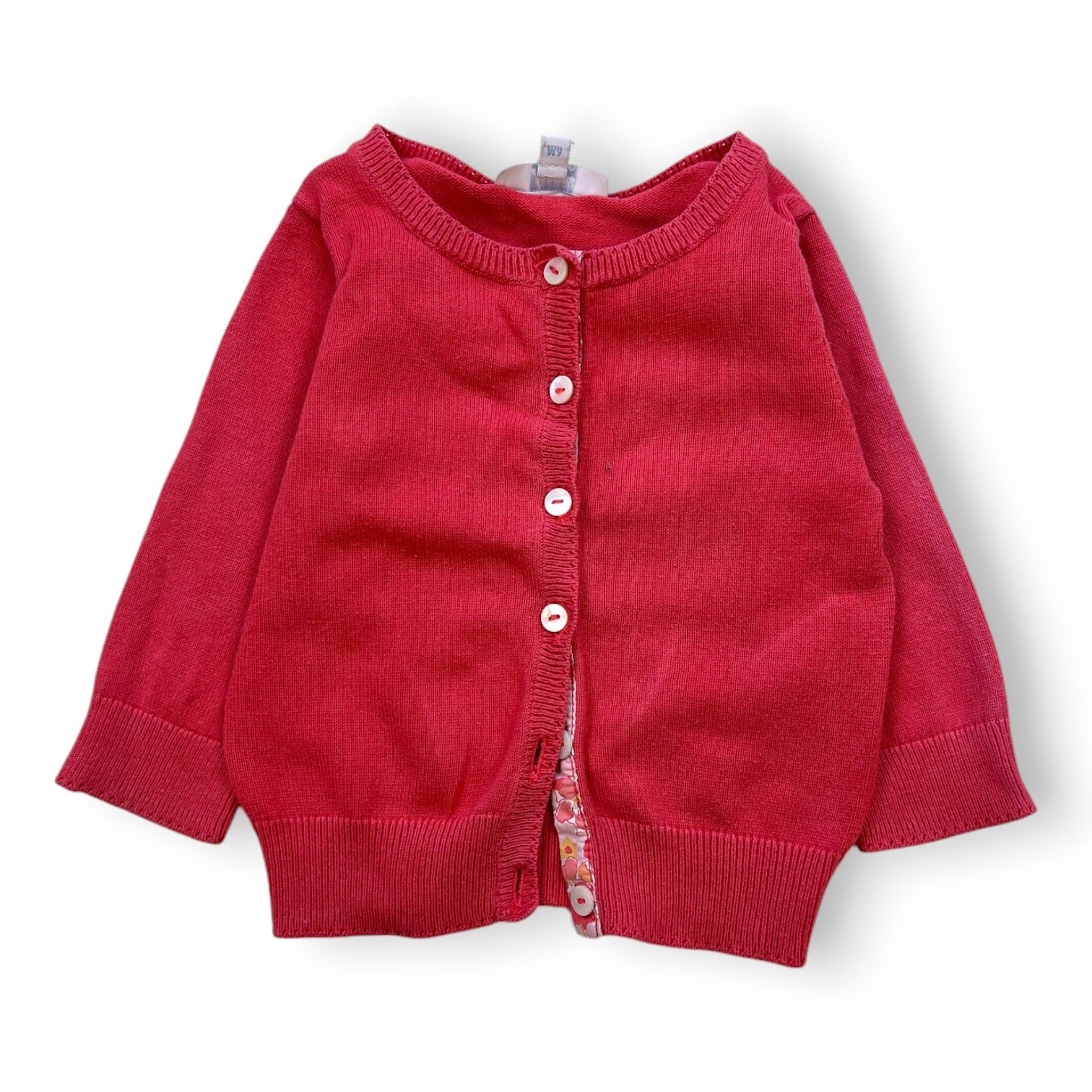 Pink baby cardigan - 6 months JACADI - Seconde Main Pink