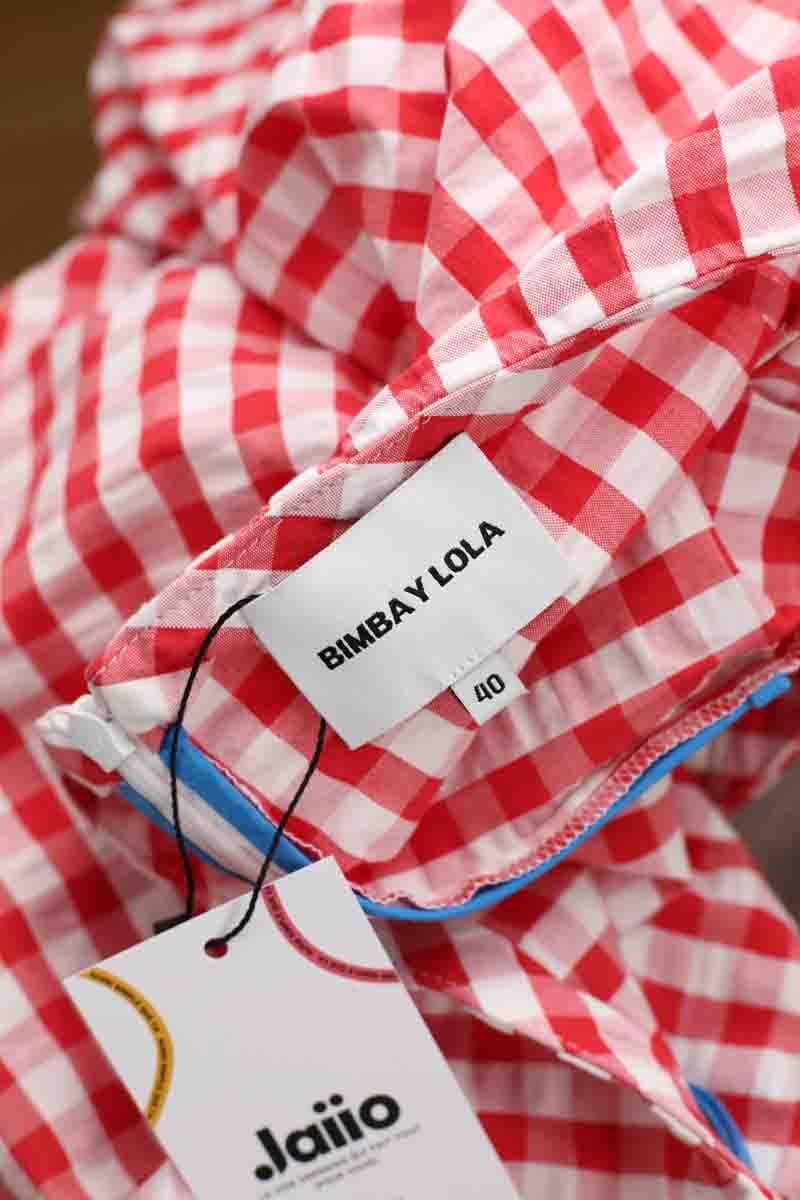 Cotton mini skirt BIMBA Y LOLA - Seconde main Red