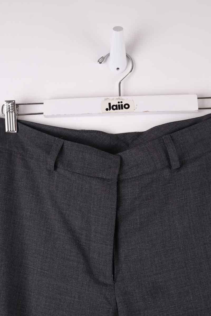 Pantalon droit en laine MODETROTTER - Seconde Main Gris