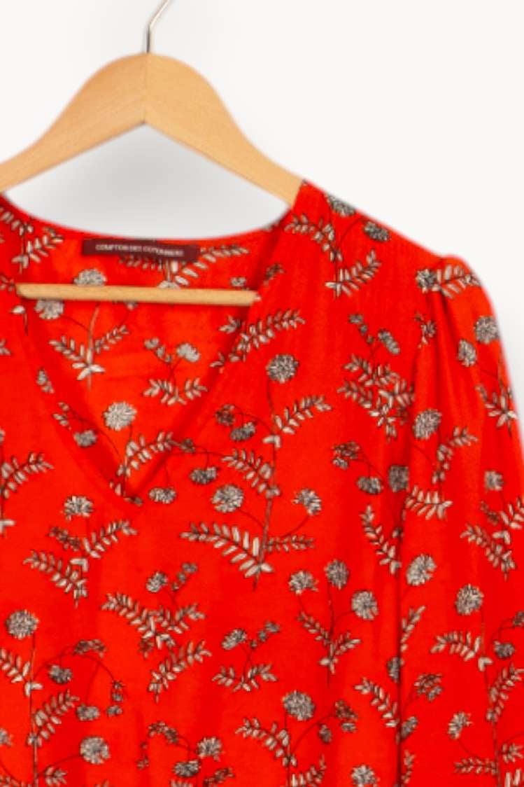 Midi dress COMPTOIR DES COTONNIERS - Seconde main Orange