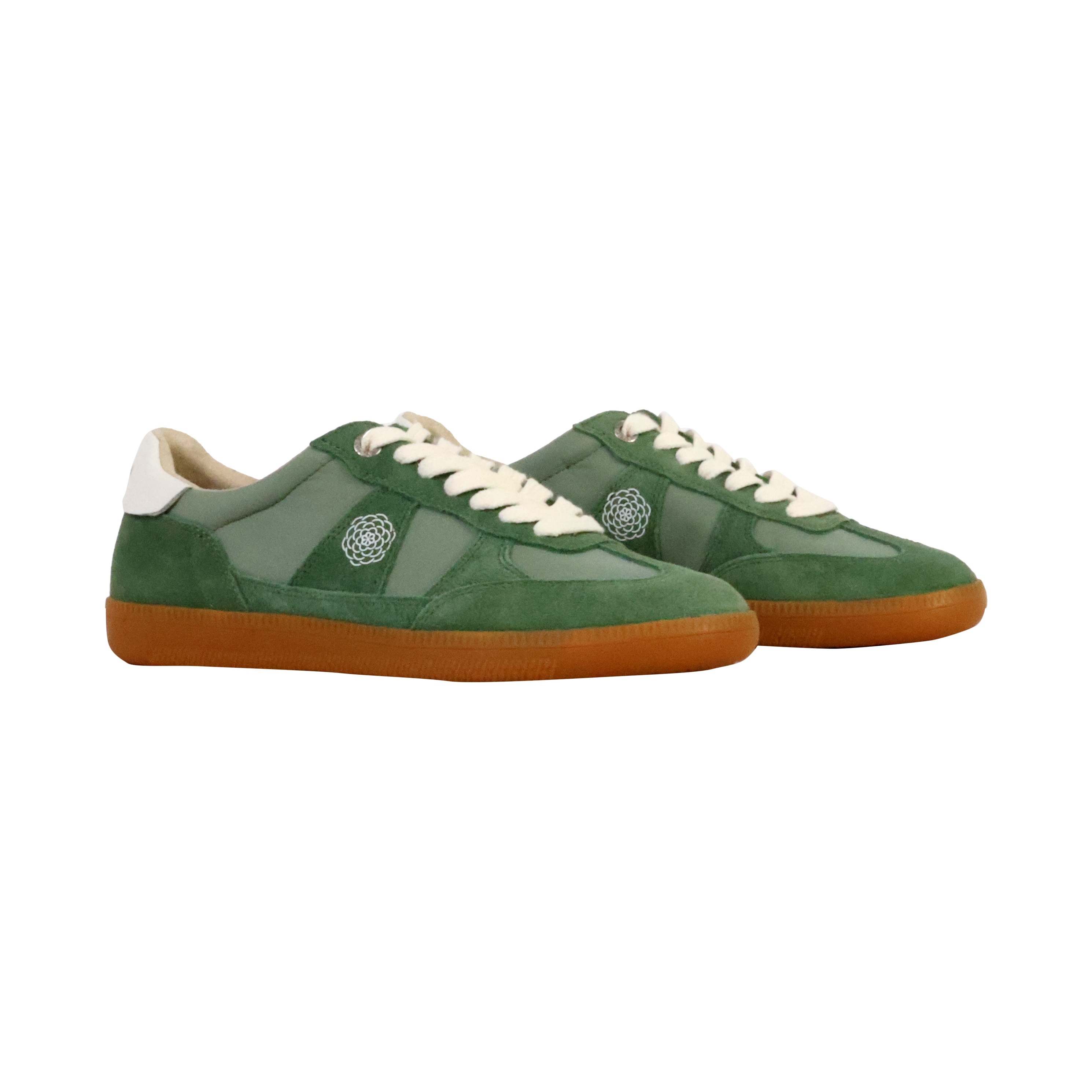 Cherry leather basket EMILIE KARSTON Green