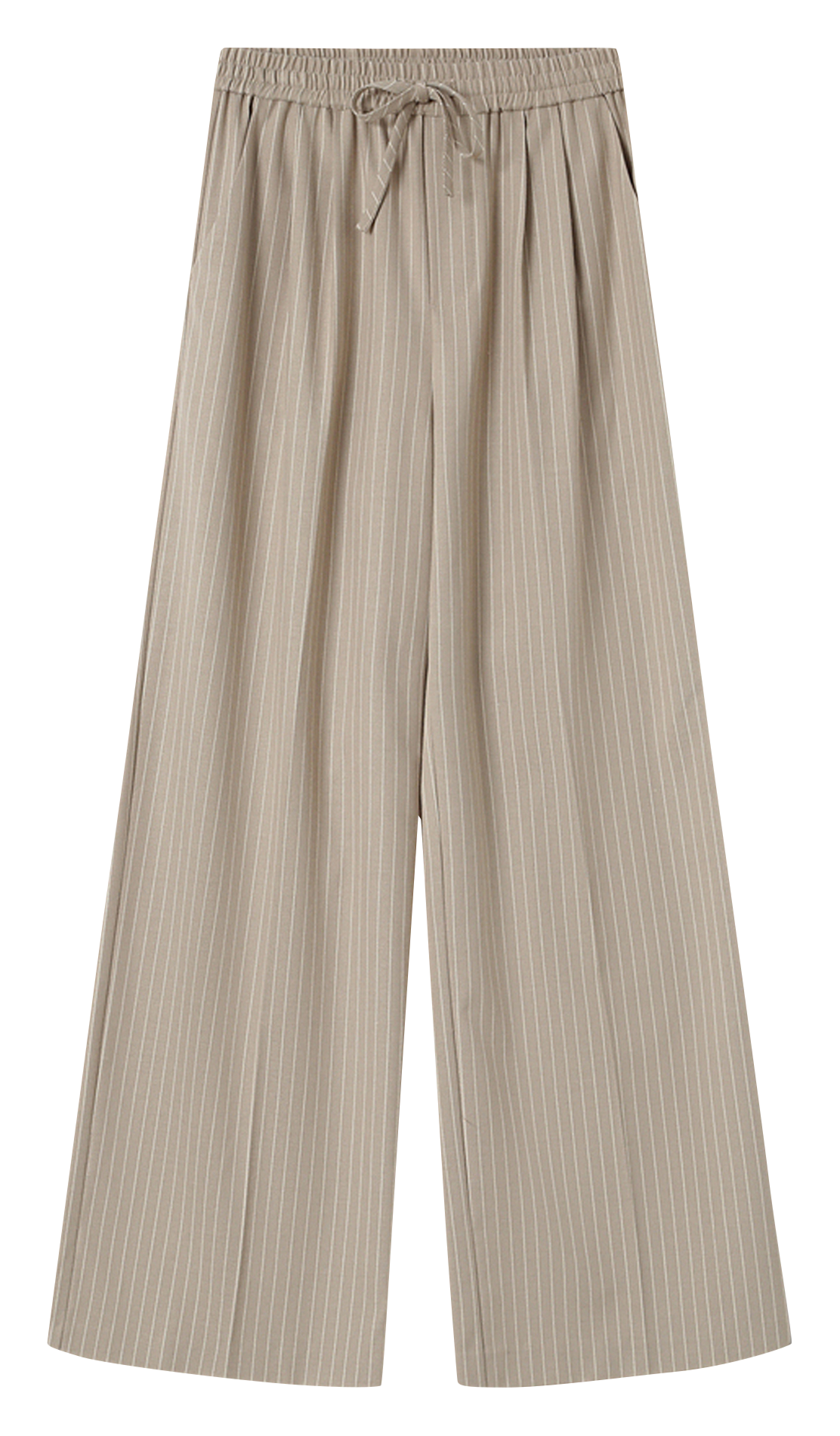 Gestreepte pantalon GRACE ET MILA Beige