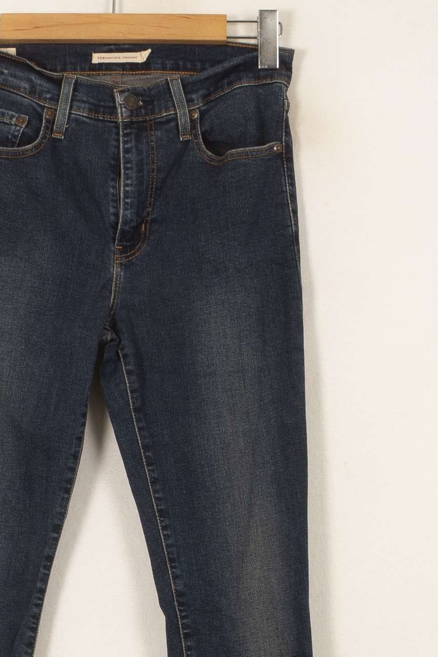 Cropped slim jeans with studs LEVI'S - Seconde main Blue