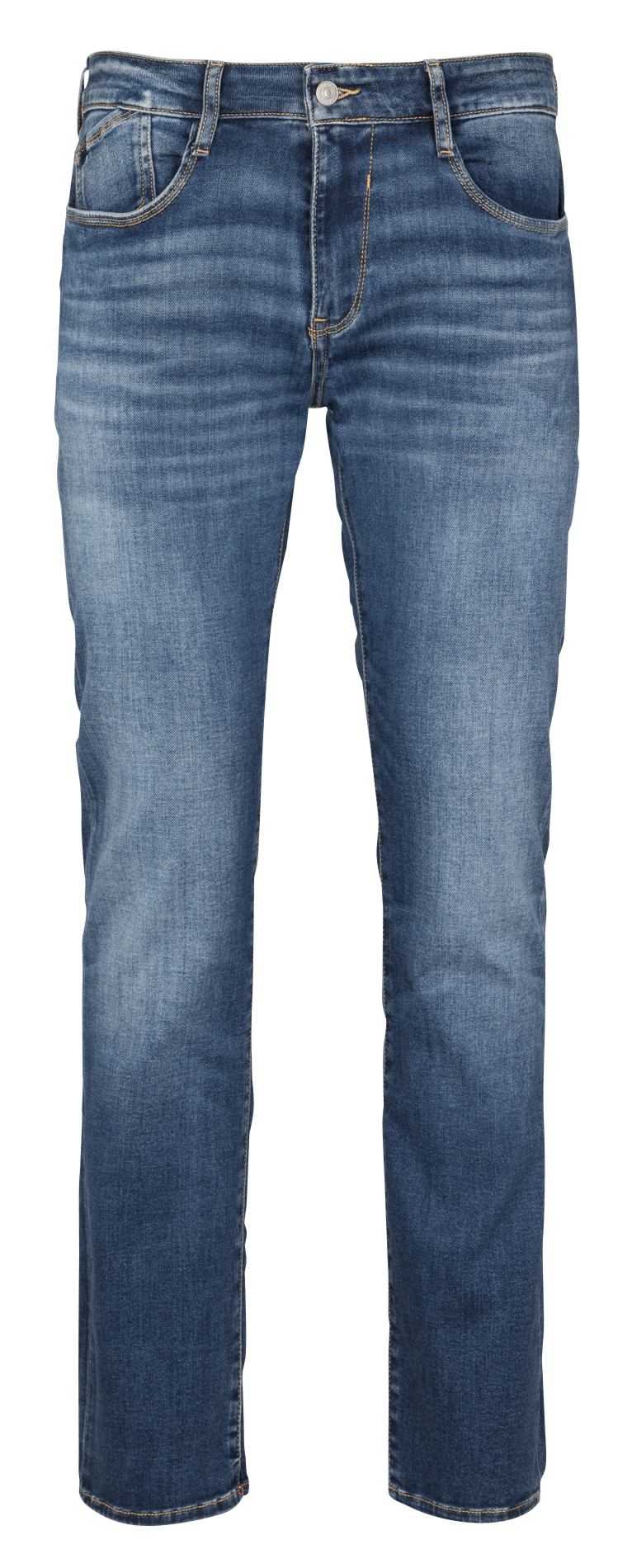 Cotton-blend straight jeans LE TEMPS DES CERISES Blue