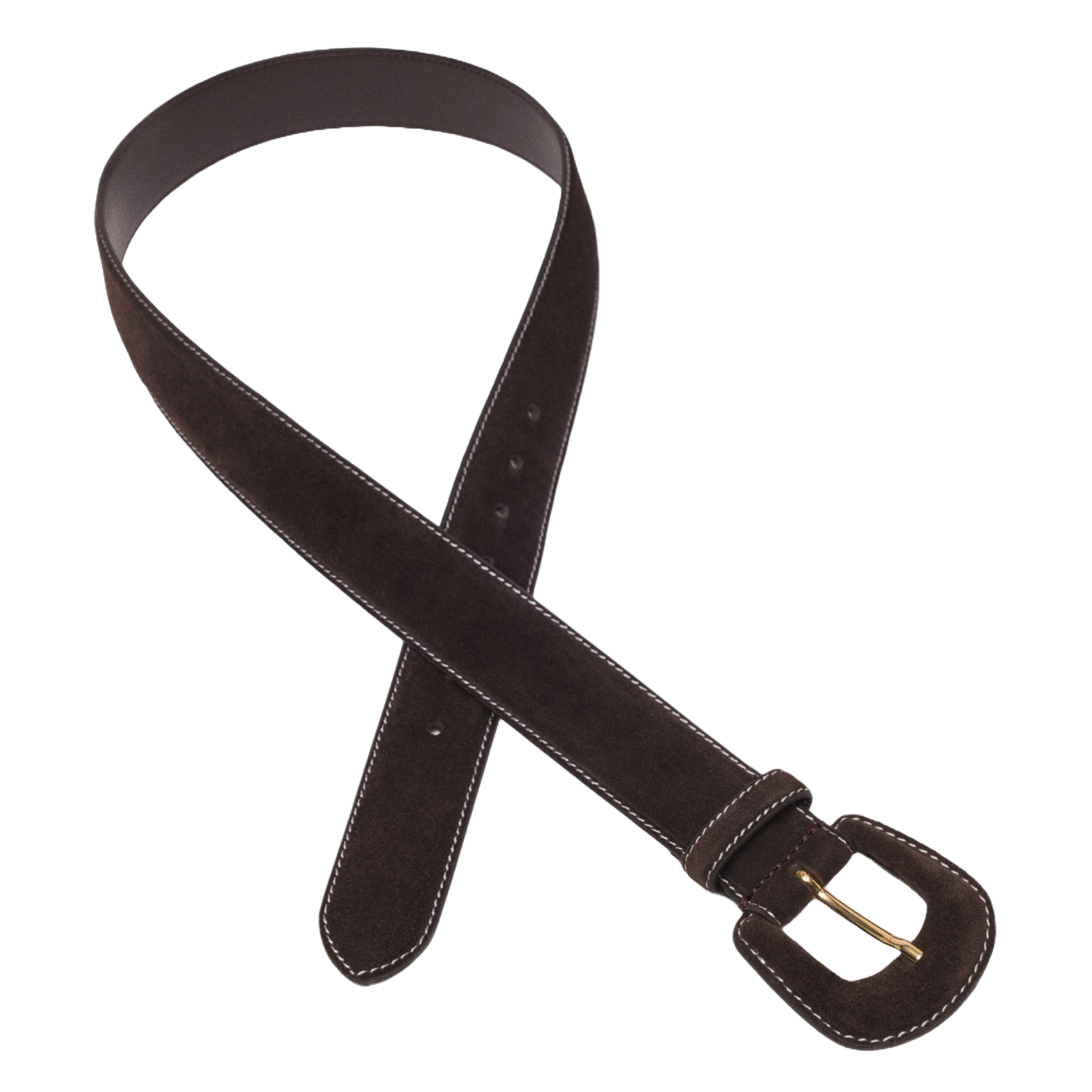 Ceinture en cuir MAJE Marron