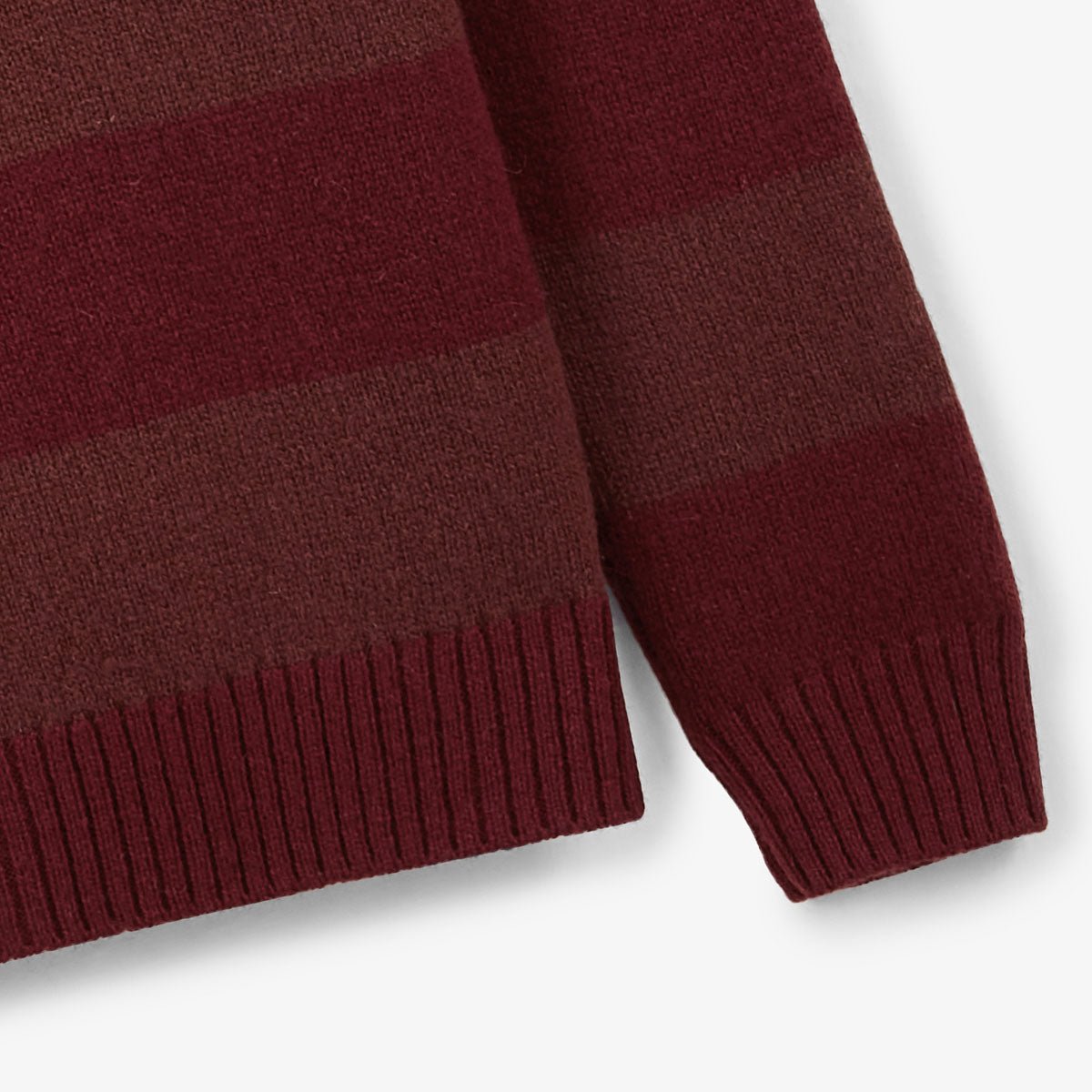 Rib-knit straight sweater SERGE BLANCO Red