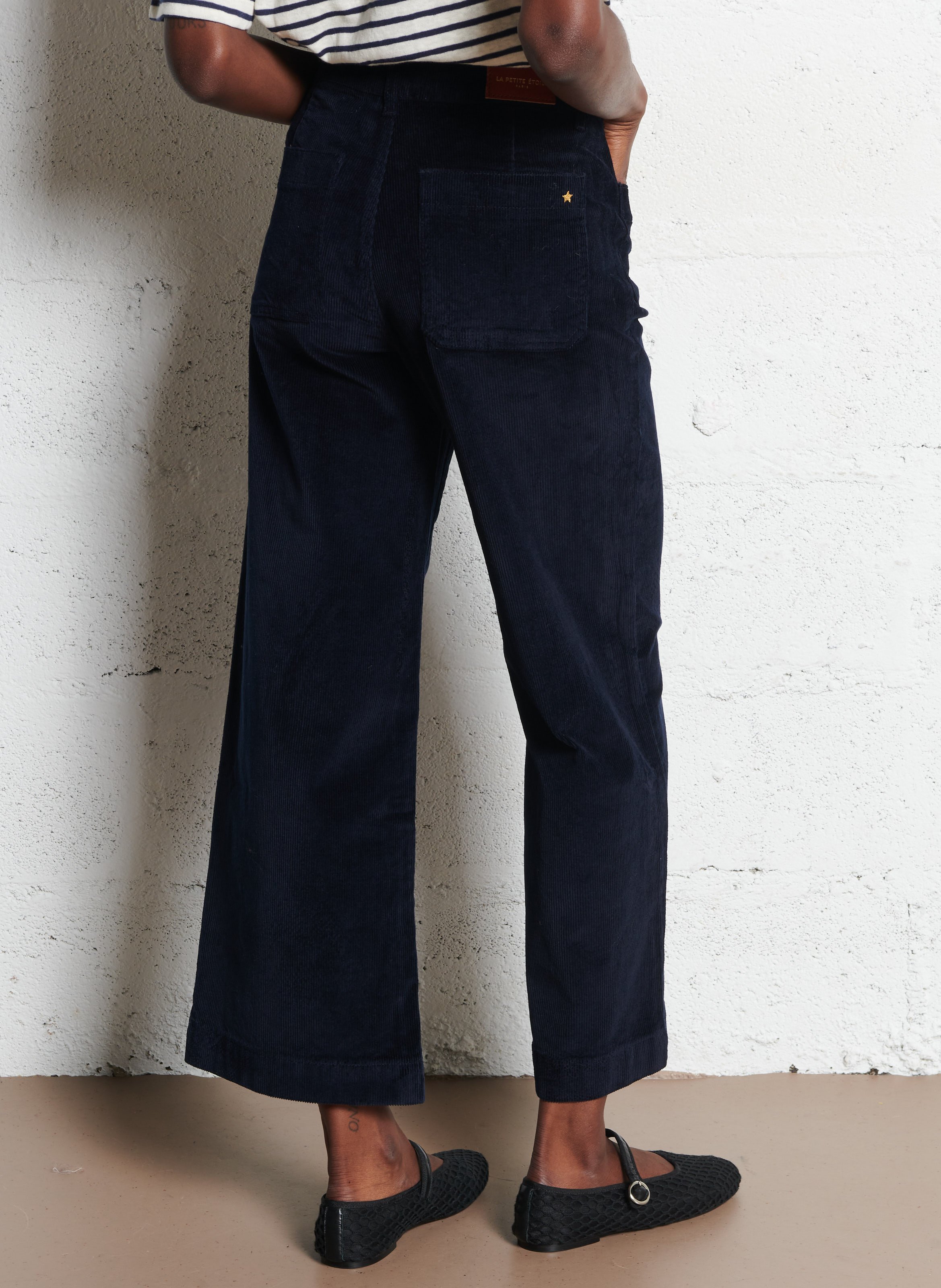 Ausgestellte High Waist Jeans LA PETITE ETOILE Blau