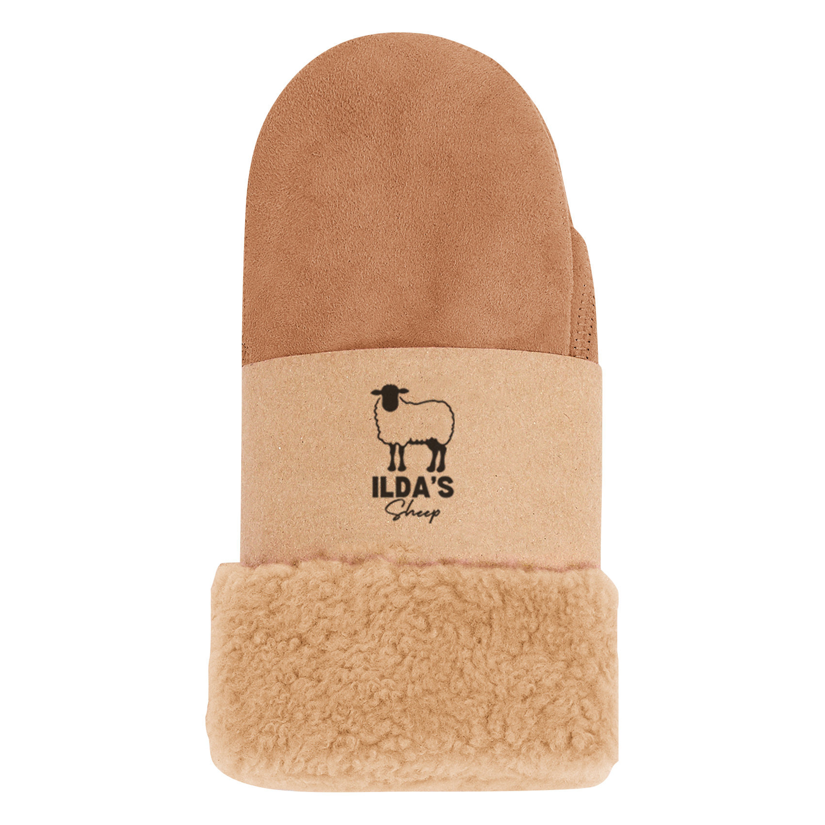 Wool mittens ILDA'S SHEEP Beige