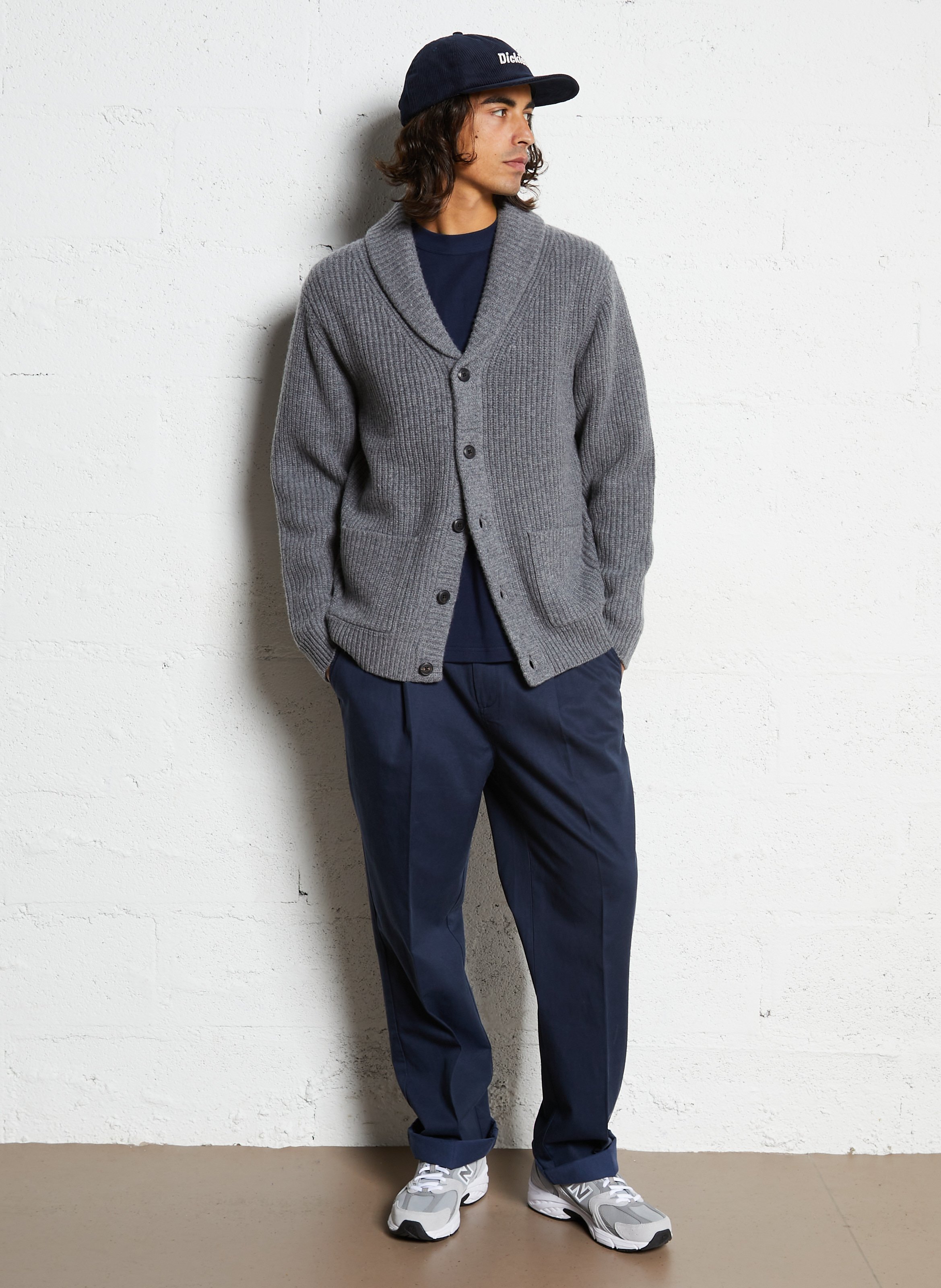 Cotton-blend bucket hat MINIMUM Blue