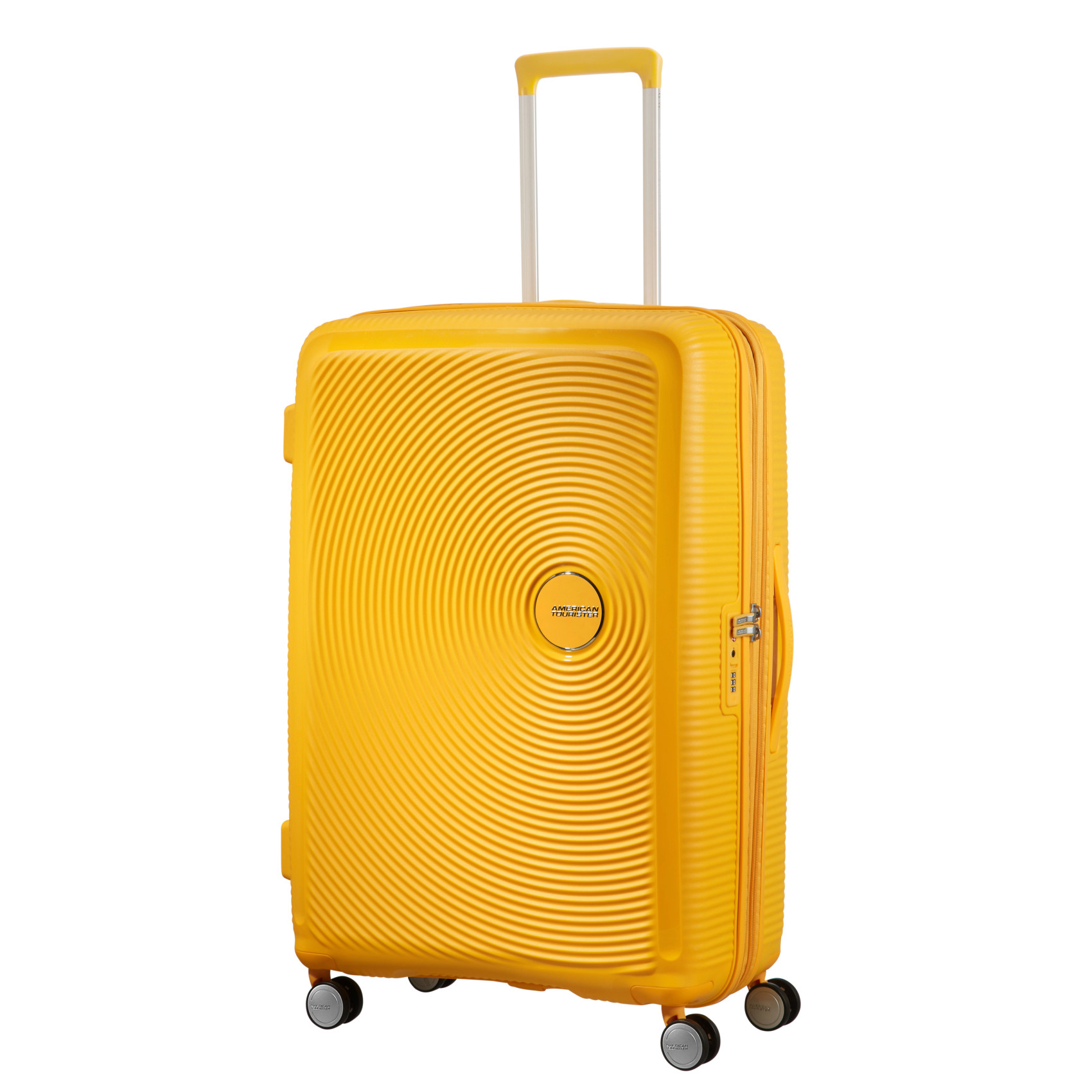 Soundbox suitcase 4 wheels size L AMERICAN TOURISTER Yellow