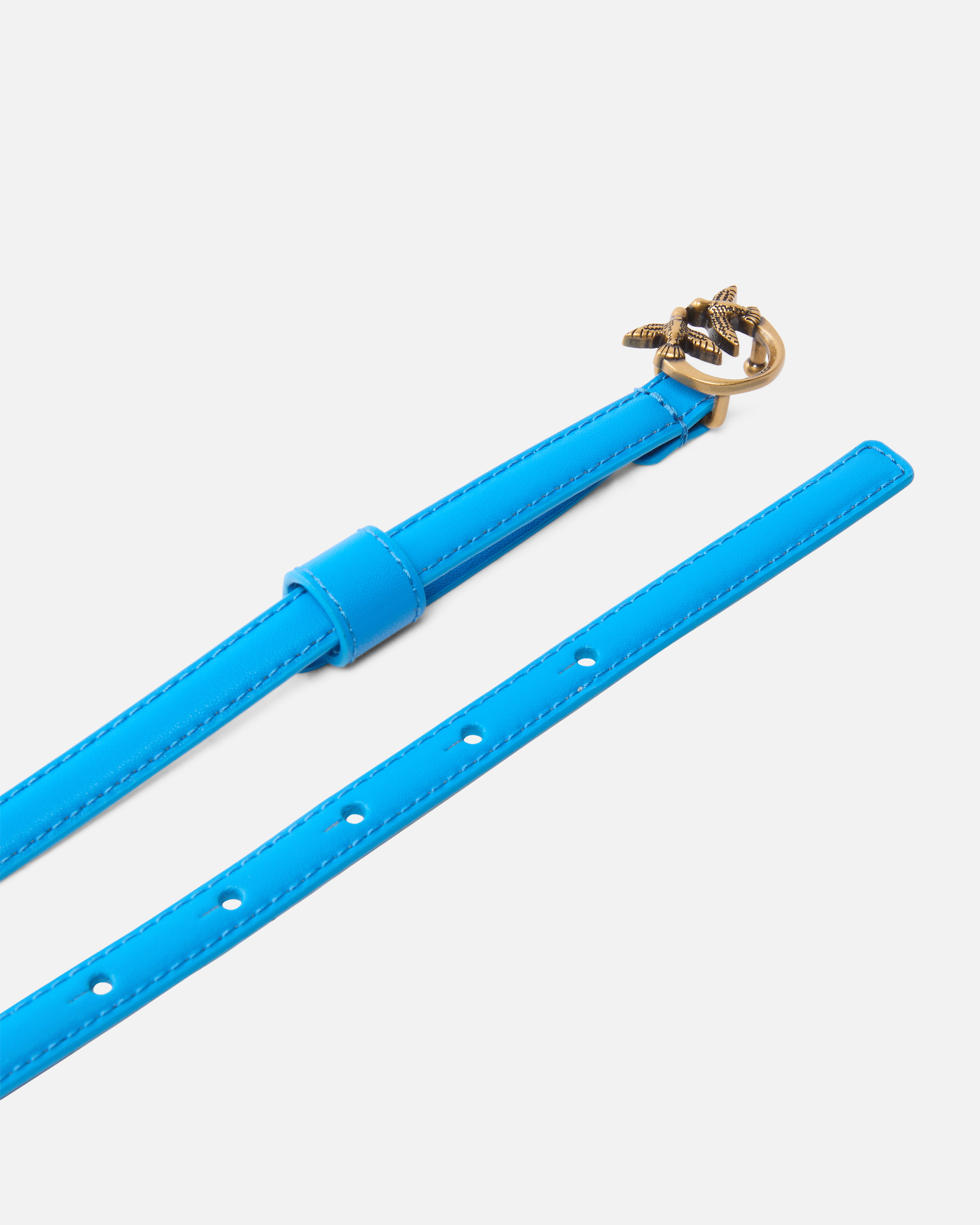 Fine belt with love birds buckle 1 cm PINKO Multicolored