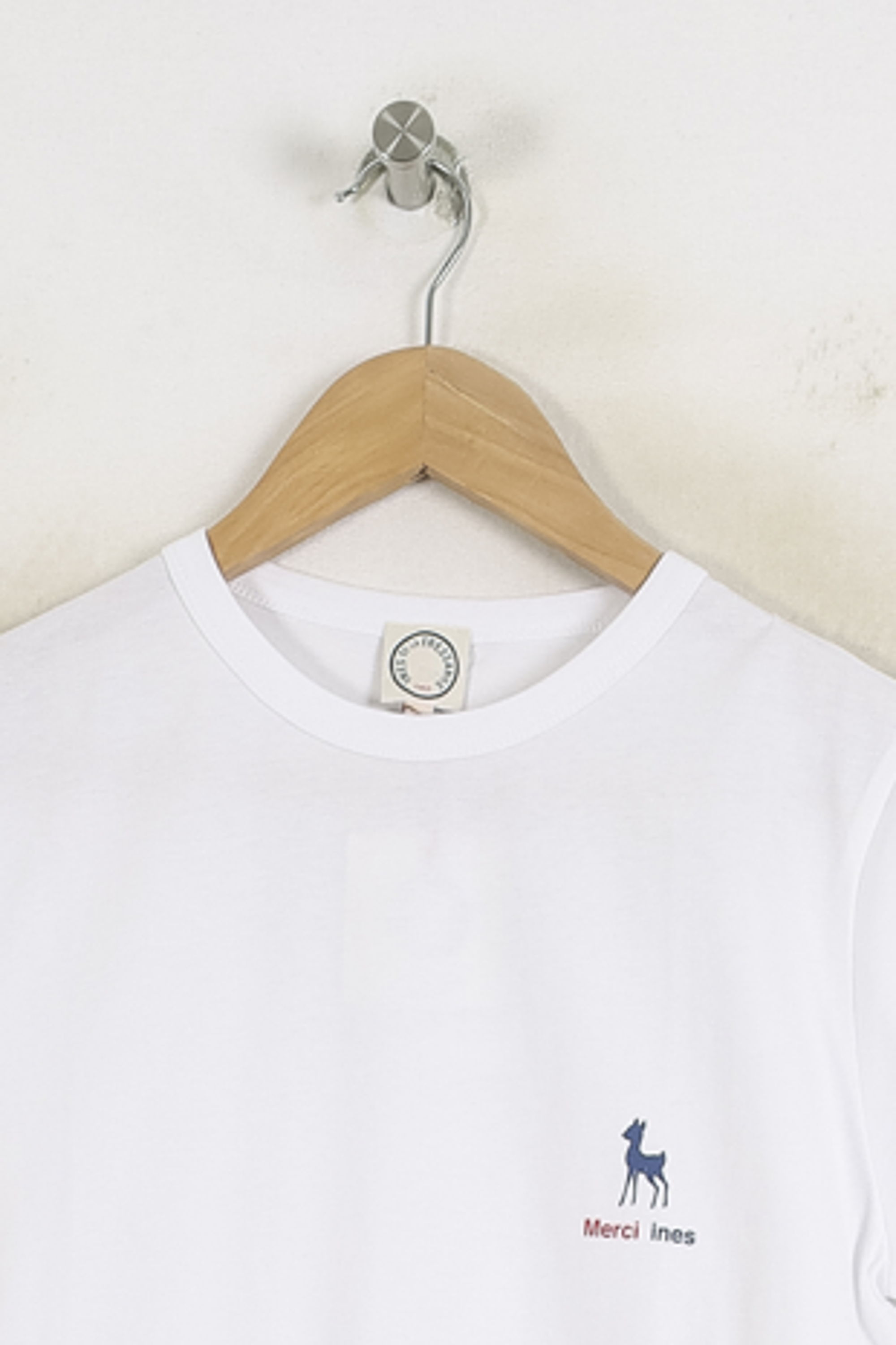Tommy Badge T-shirt INES DE LA FRESSANGE - Seconde main White