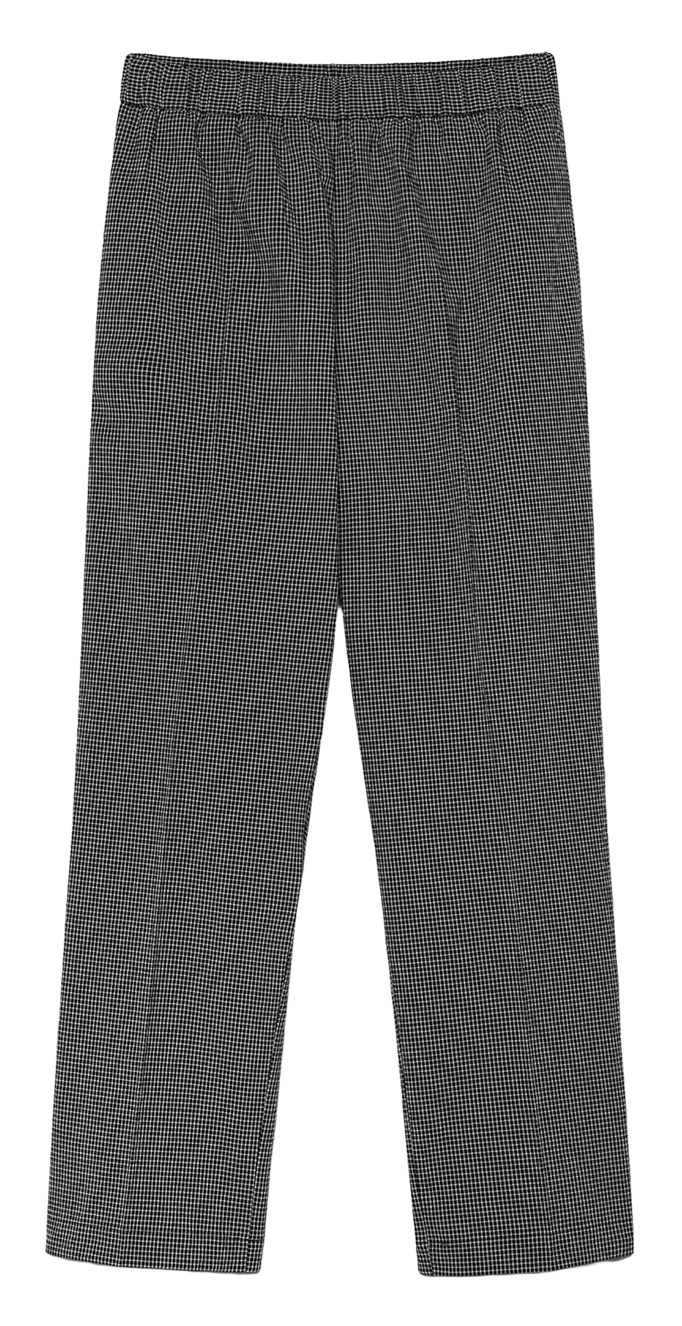 Elastische Karottenhose mit Muster POMANDERE Beige