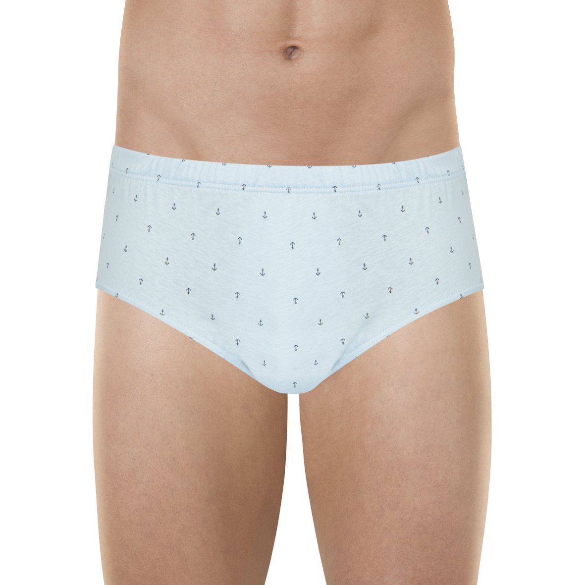 High-rise closed mercerized cotton panties EMINENCE