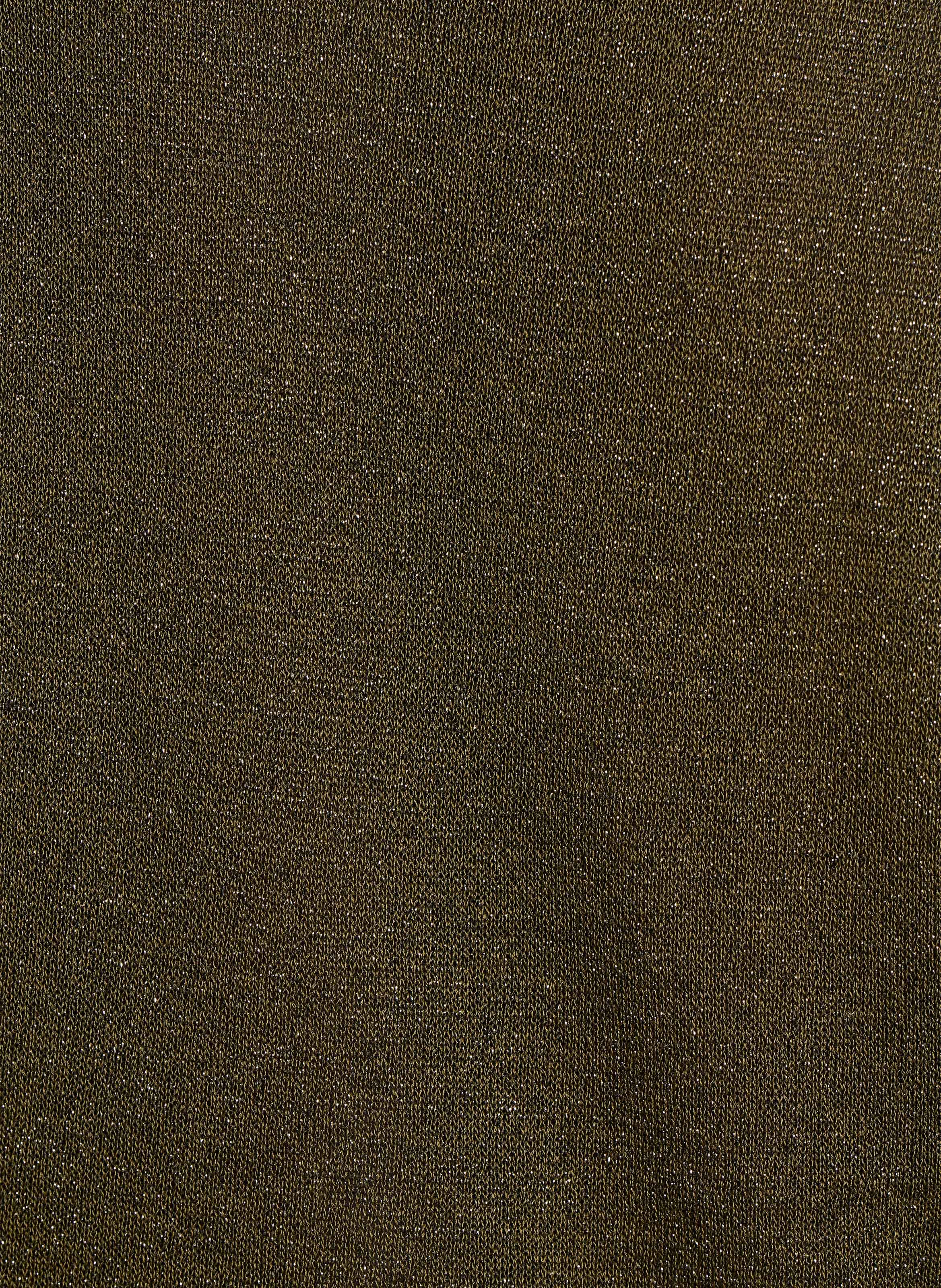 Pull manches courtes en maille irisée LA FEE MARABOUTEE Vert