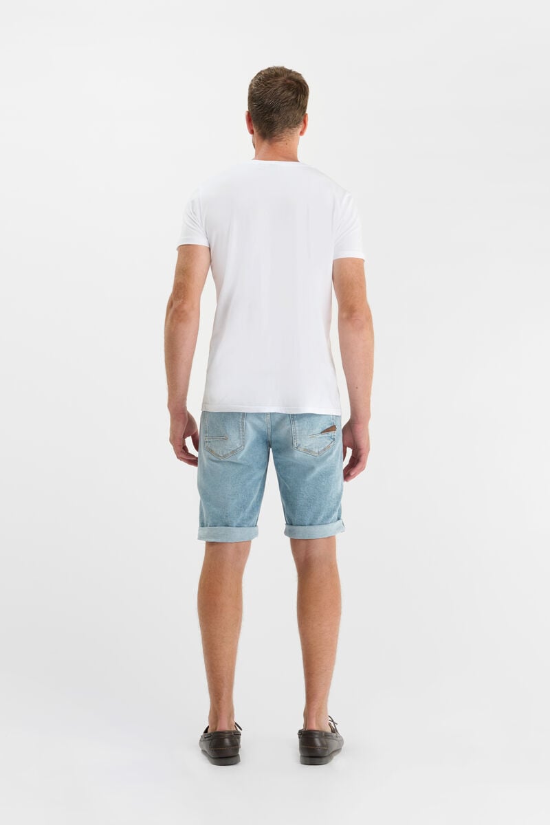 Denim Bermuda Shorts LE TEMPS DES CERISES Blue