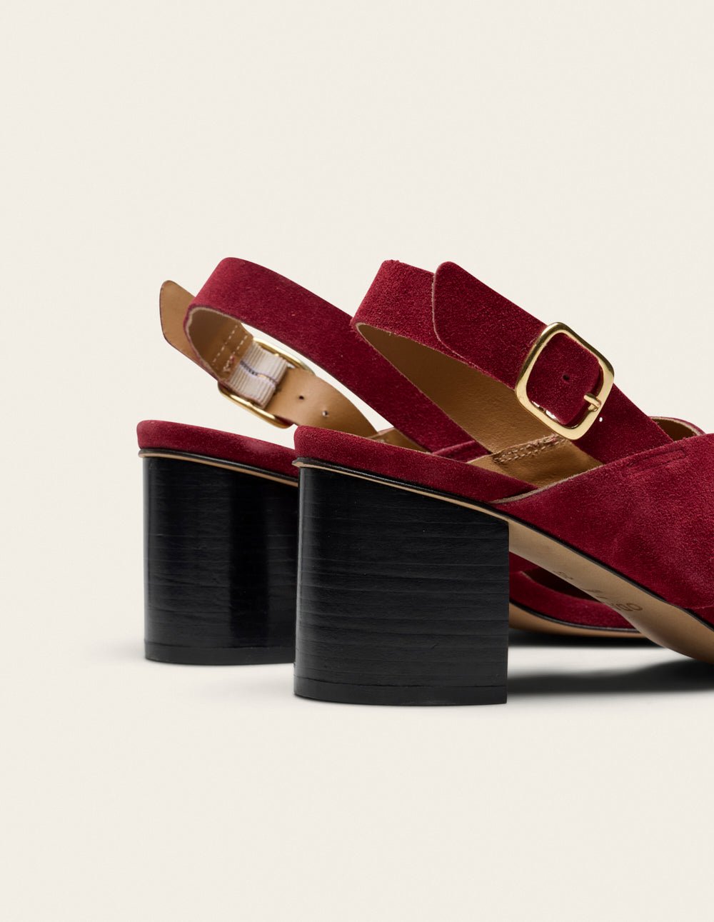 Heeled sandals ODAJE Red