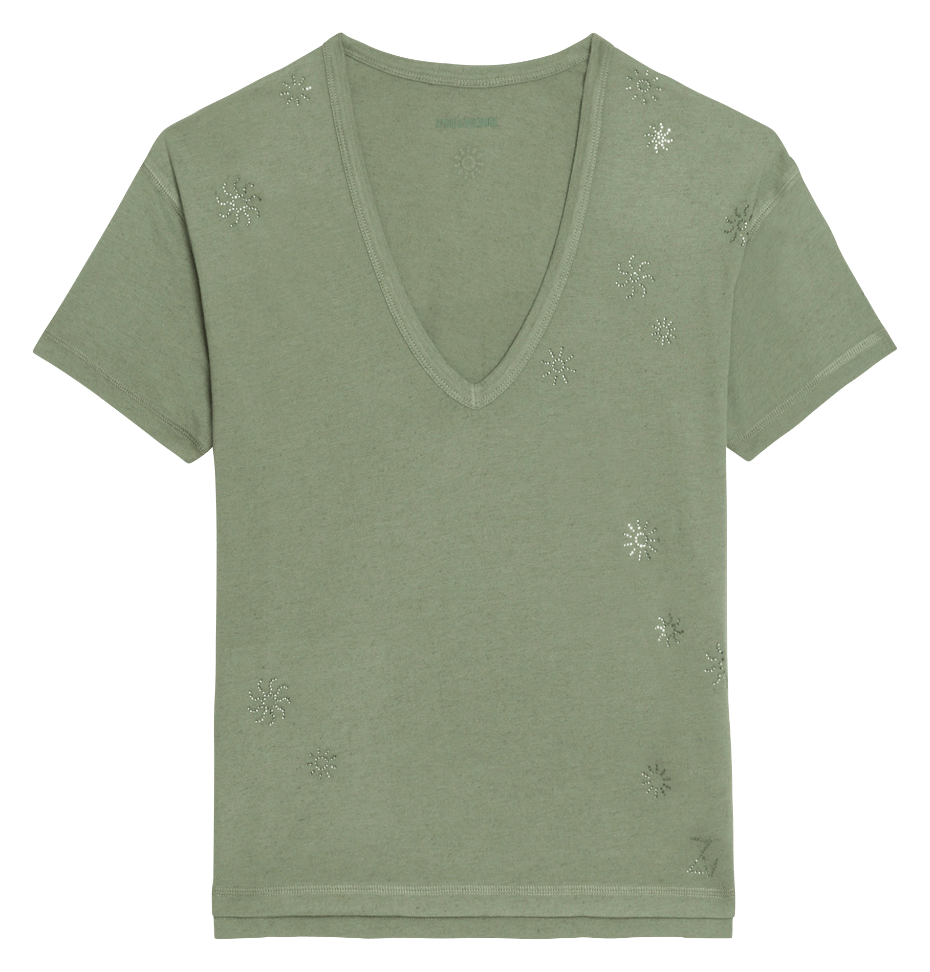 Tee-shirt col V  ZADIG&VOLTAIRE Vert