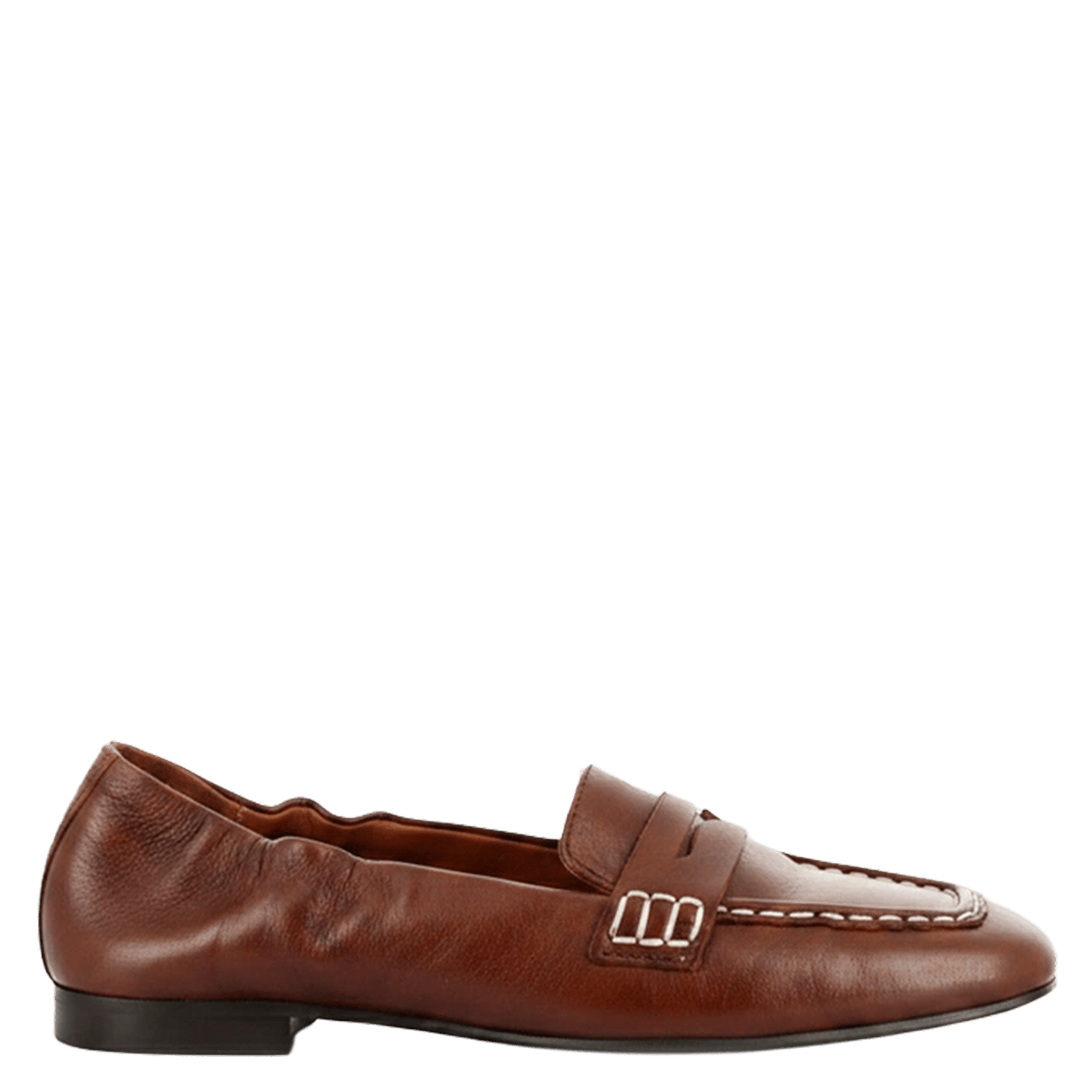 Mocassins en cuir JONAK Marron