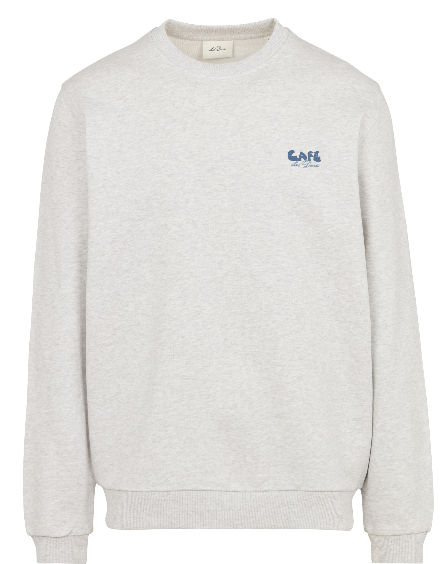 Sweat col rond en coton bio LES DEUX