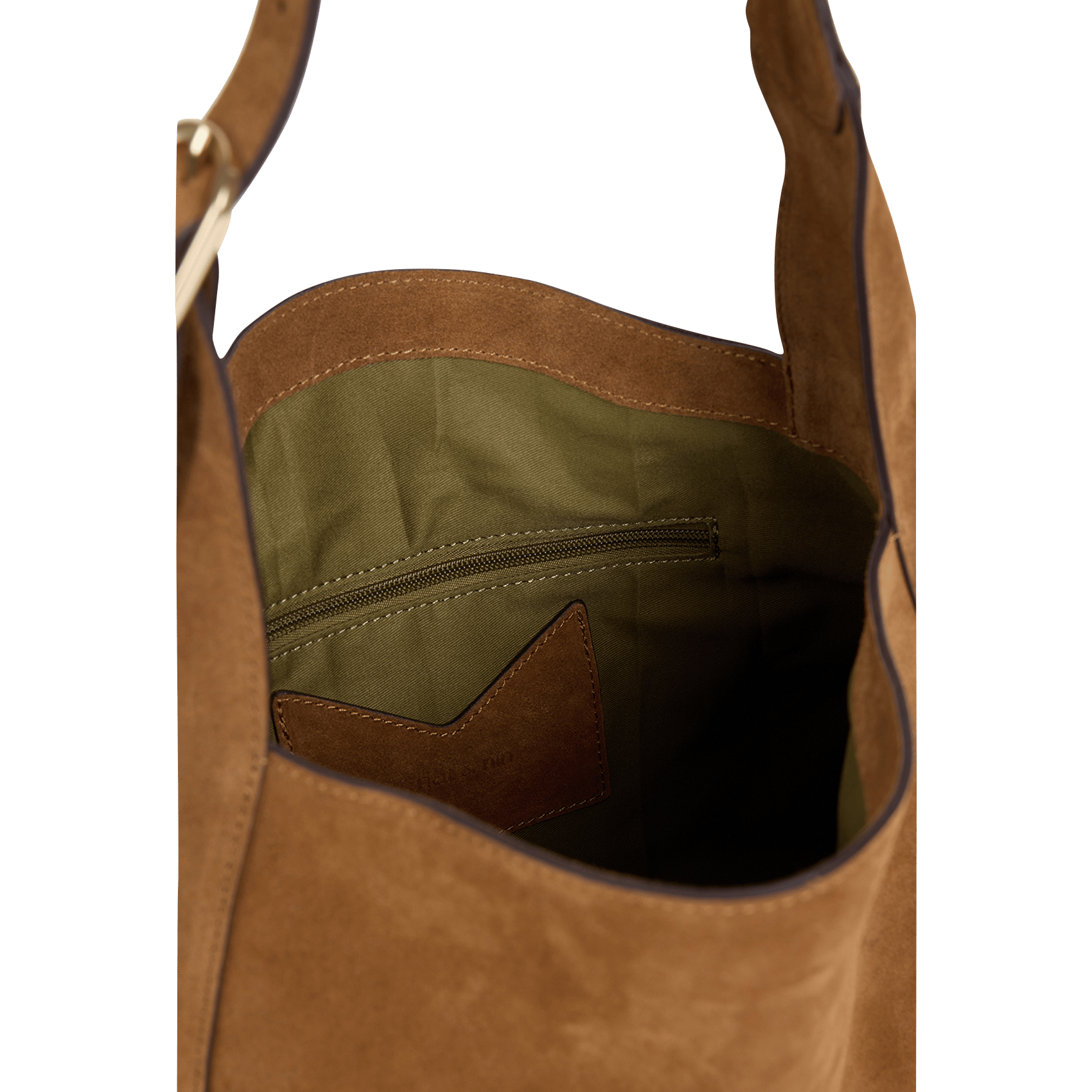 Leather shoulder bag NAT & NIN Brown