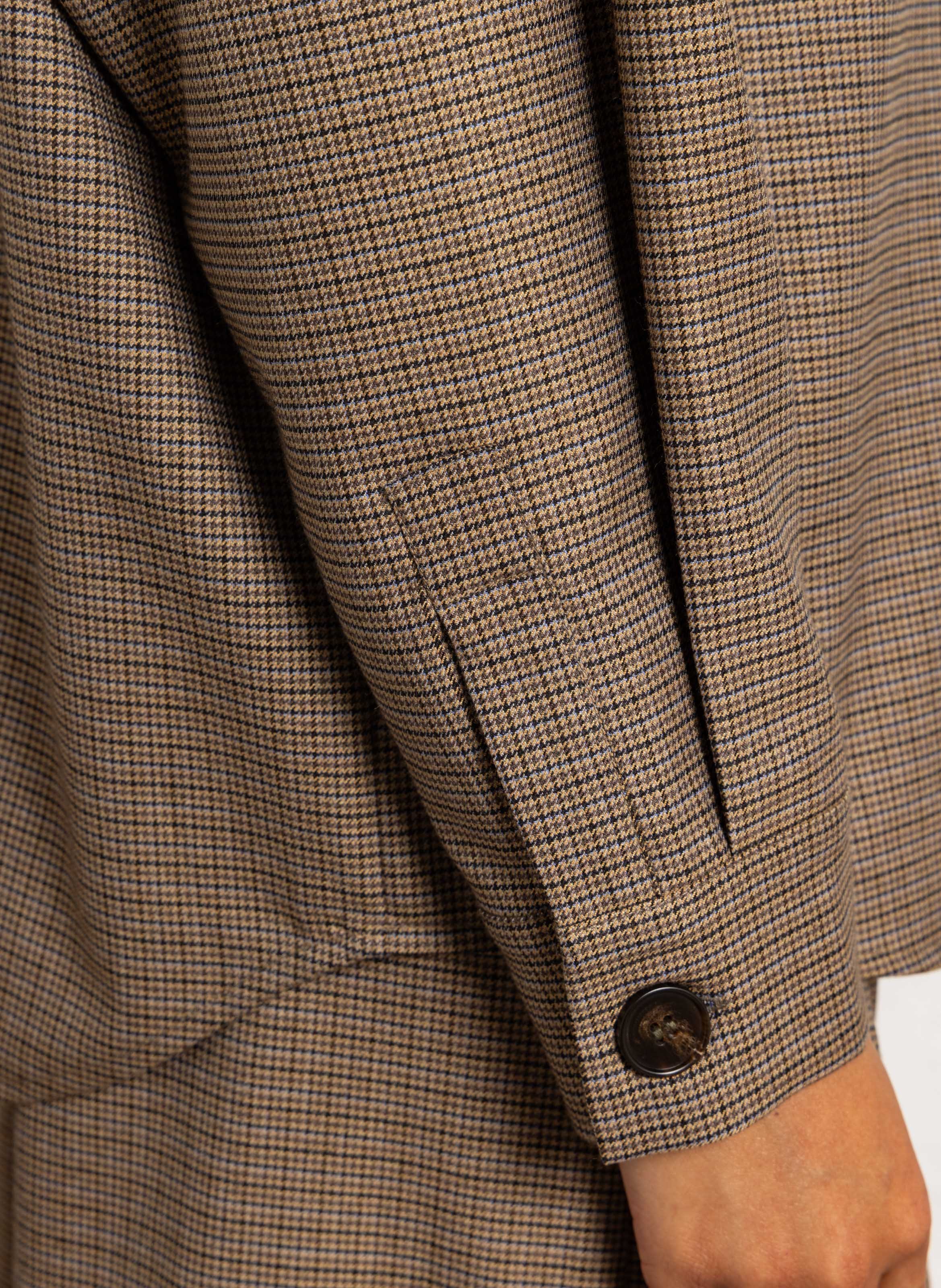 Oversized patterned shirt SUNCOO Brown