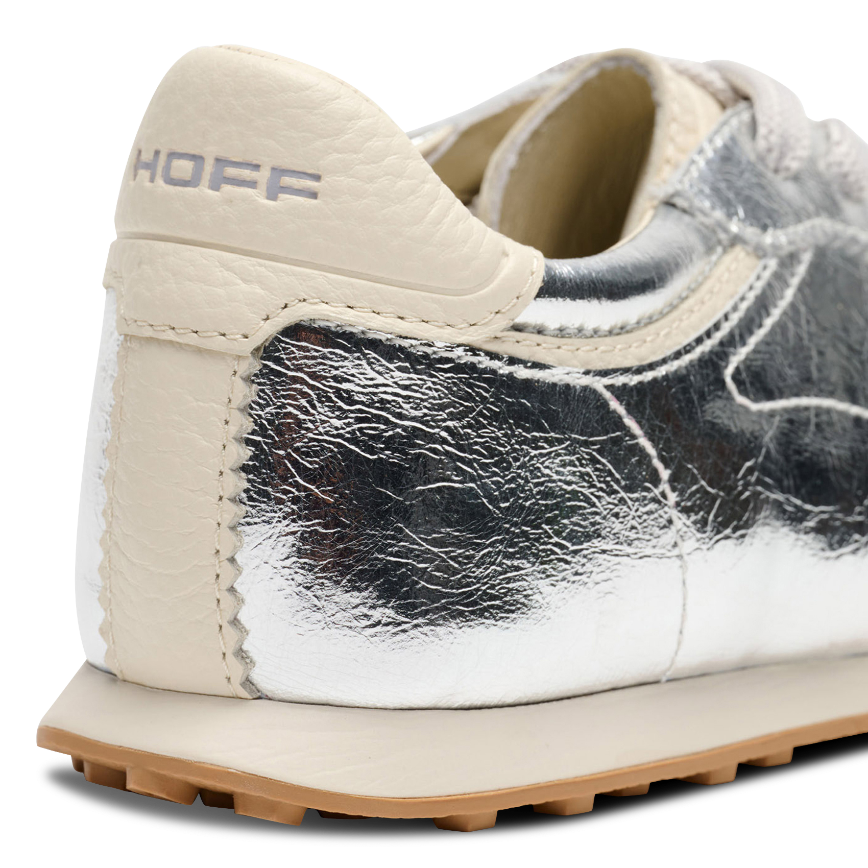 Niedrige Ledersneaker HOFF Silber