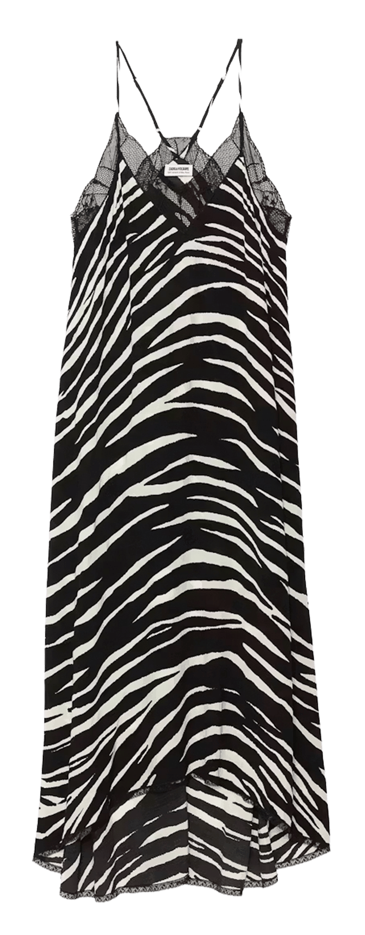 Robe longue ample zébrée ZADIG&VOLTAIRE Noir