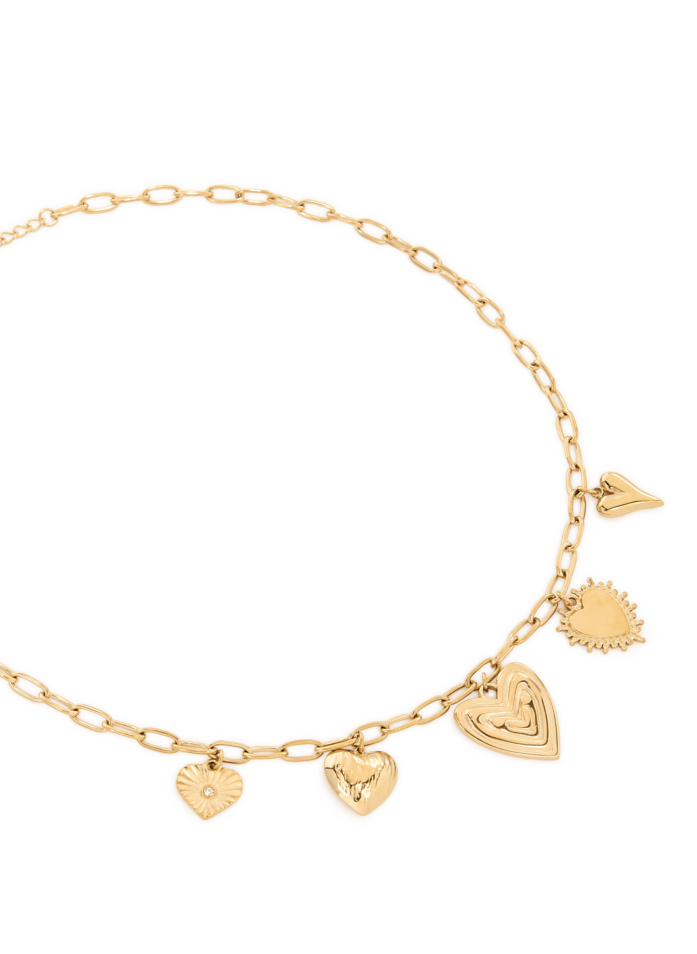 Necklace with charms AU PRINTEMPS PARIS Golden