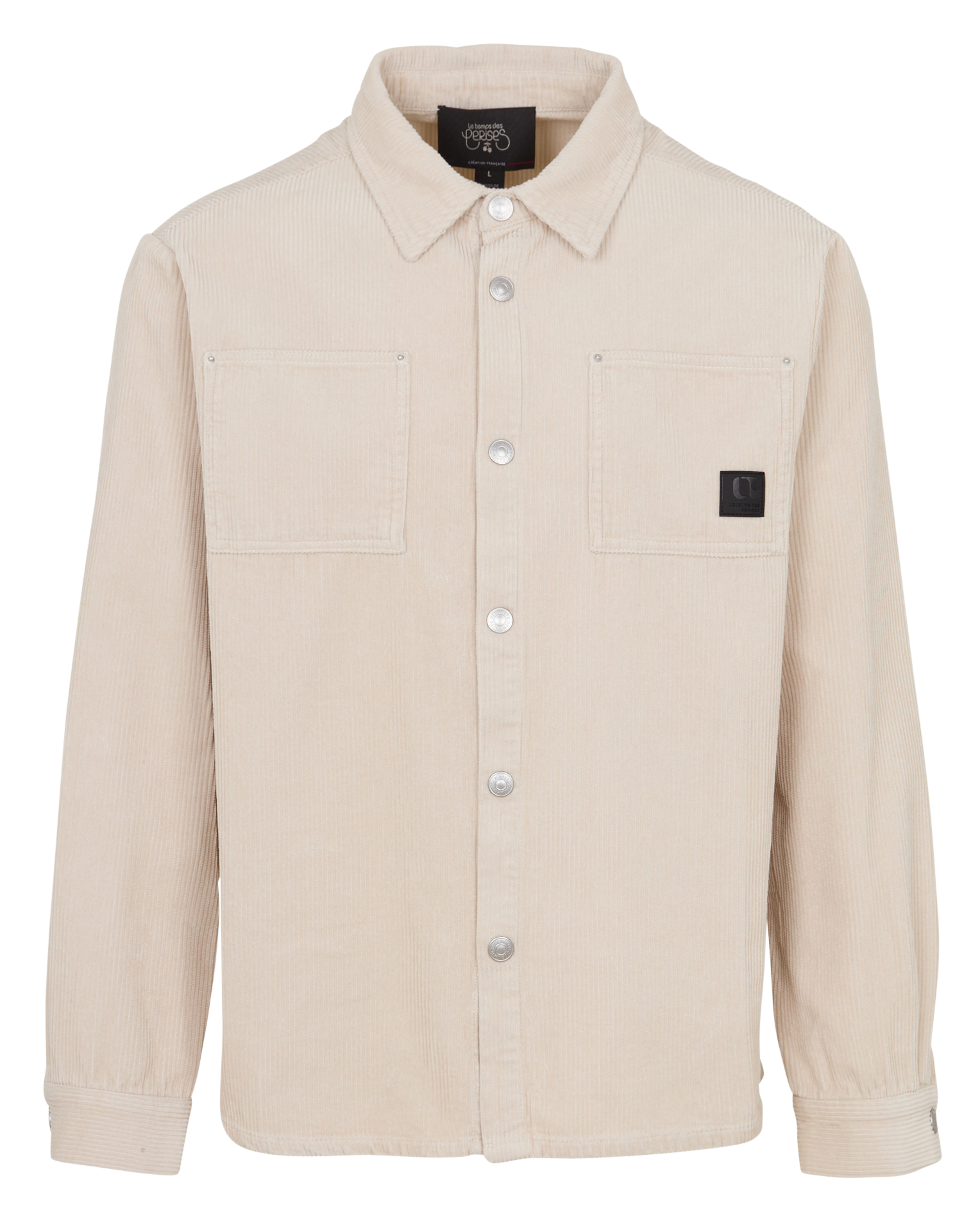 Straight-fit overhemd van corduroy LE TEMPS DES CERISES