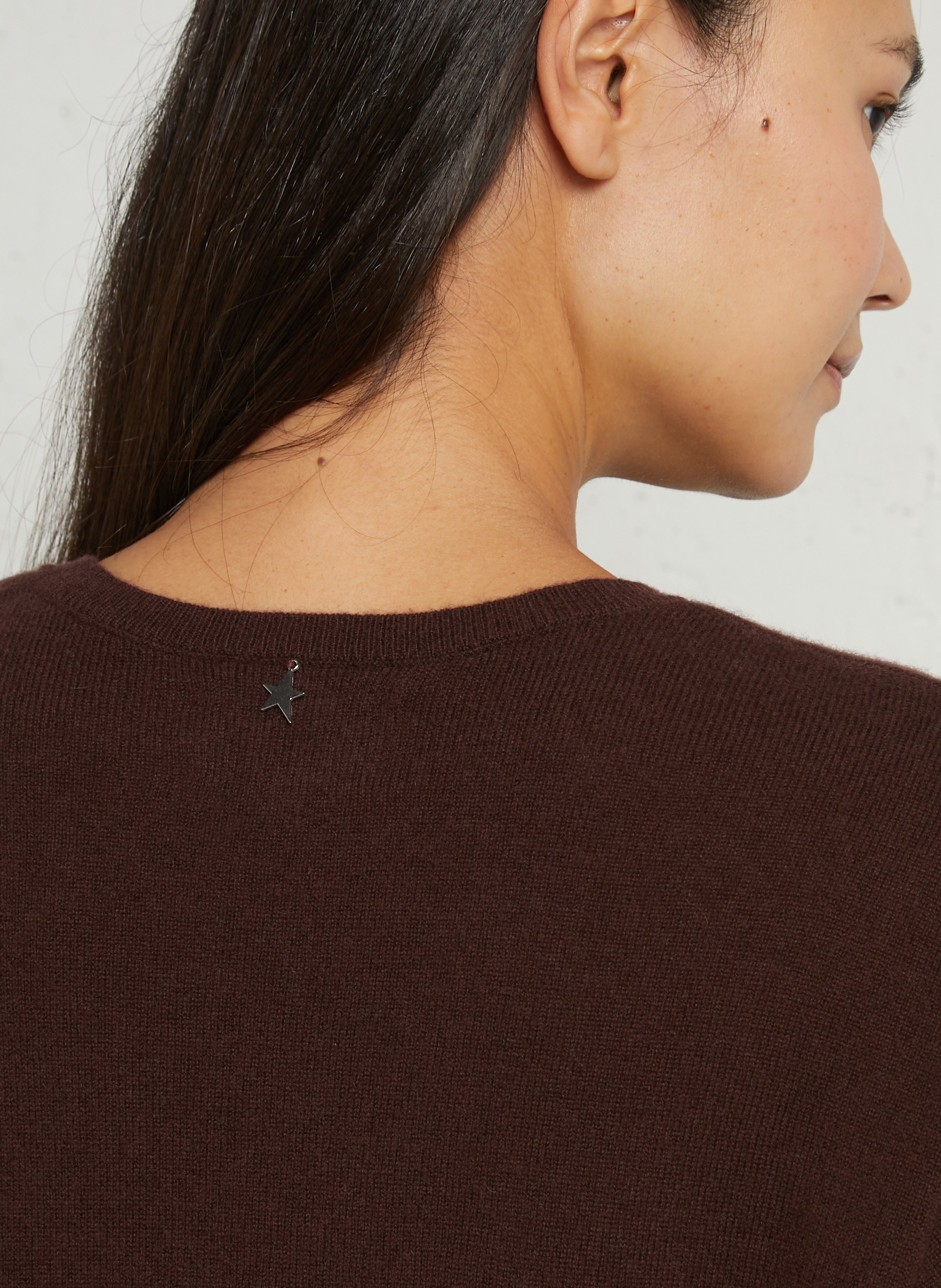 Weit geschnittener Kaschmirpullover SUD EXPRESS Braun