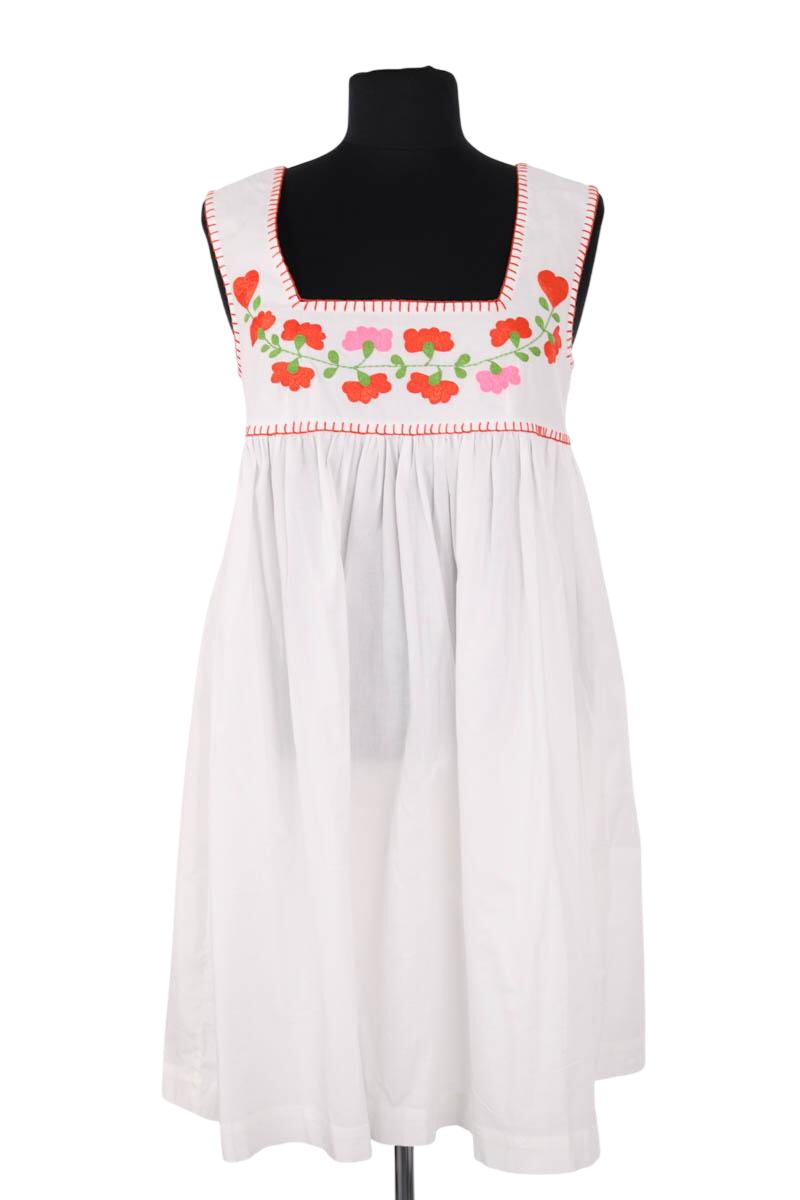 Embroidered dress Manoush - Seconde Main White