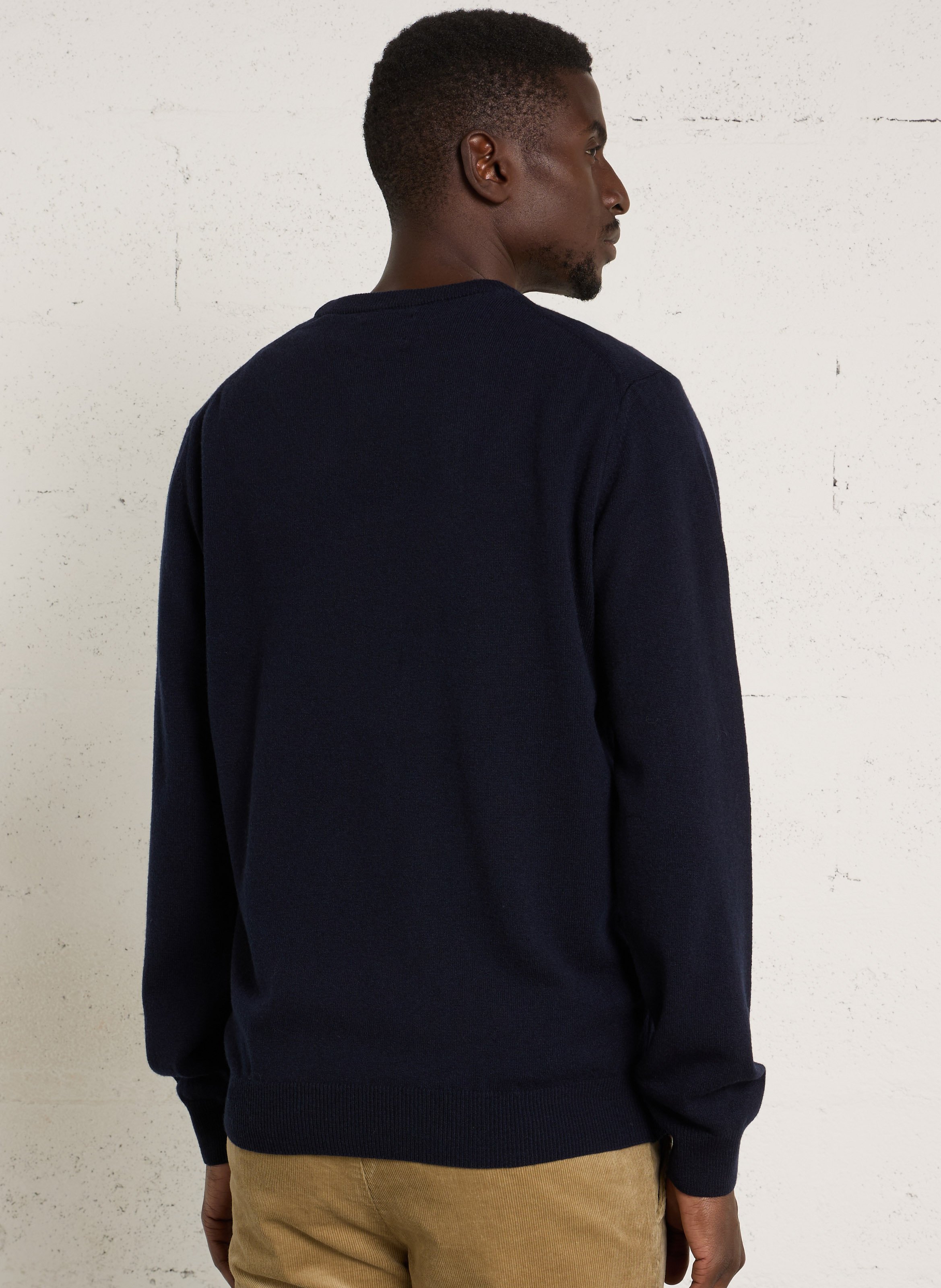 Wollen trui met ronde hals GANT Blauw