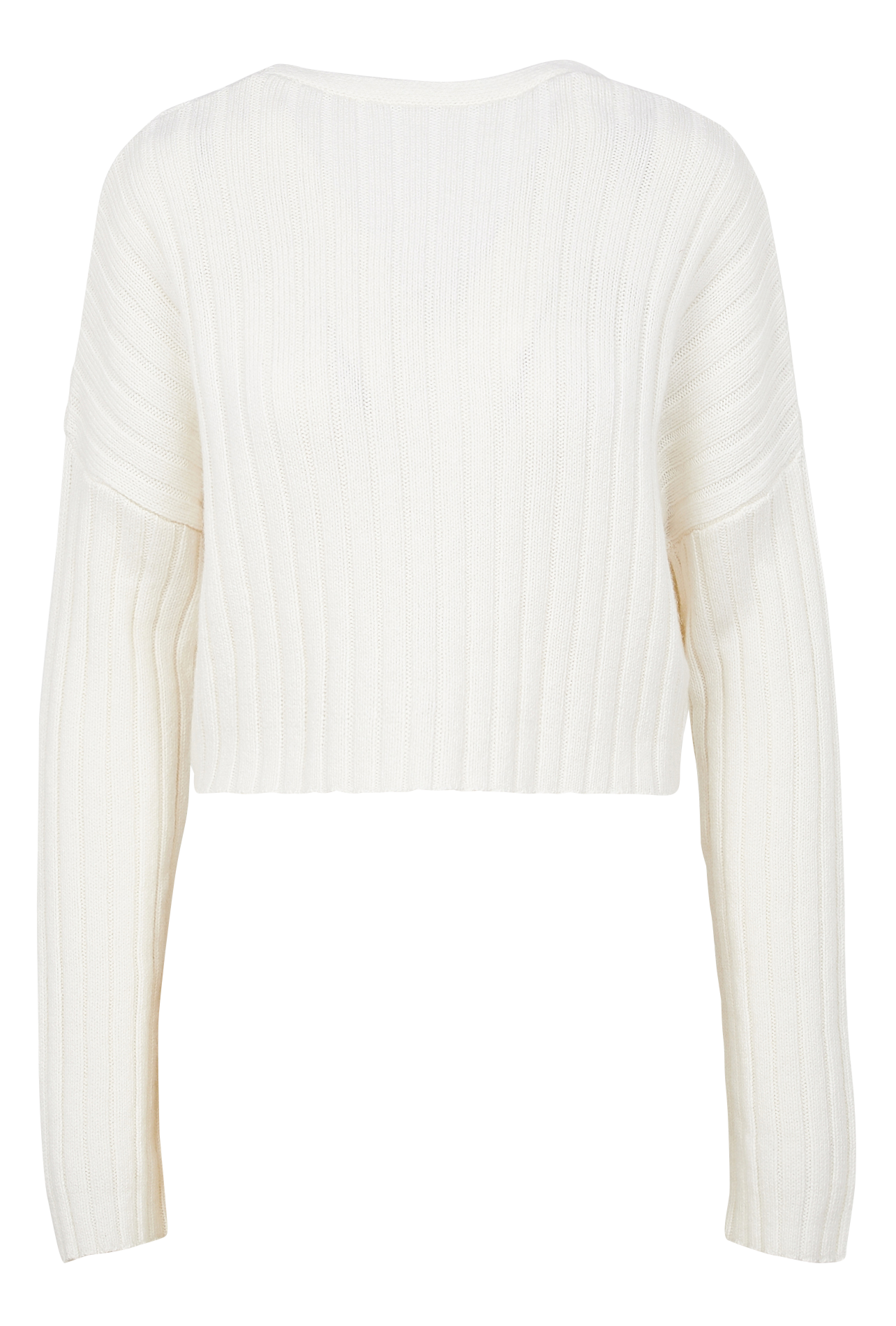 Korte trui van wolmix met rugdécolleté COLLECTORS CLUB Beige