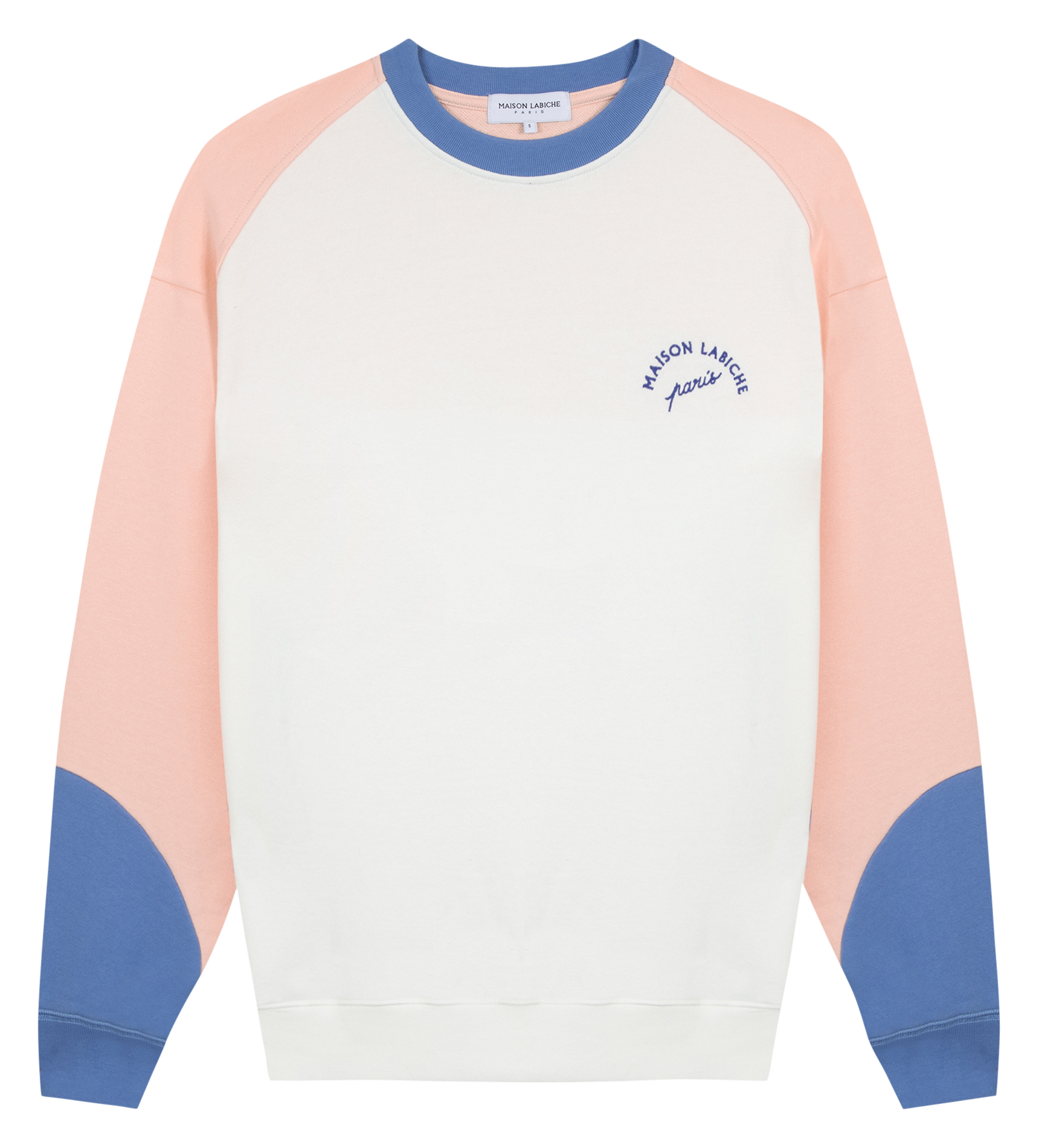 Organic cotton round-neck sweatshirt MAISON LABICHE White
